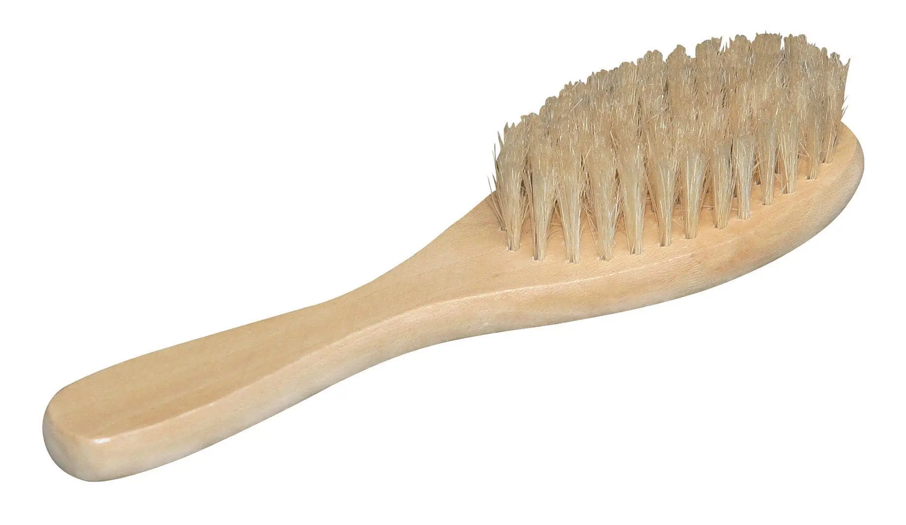 BASIC CARE cat brush, 17 cm, natural bristles