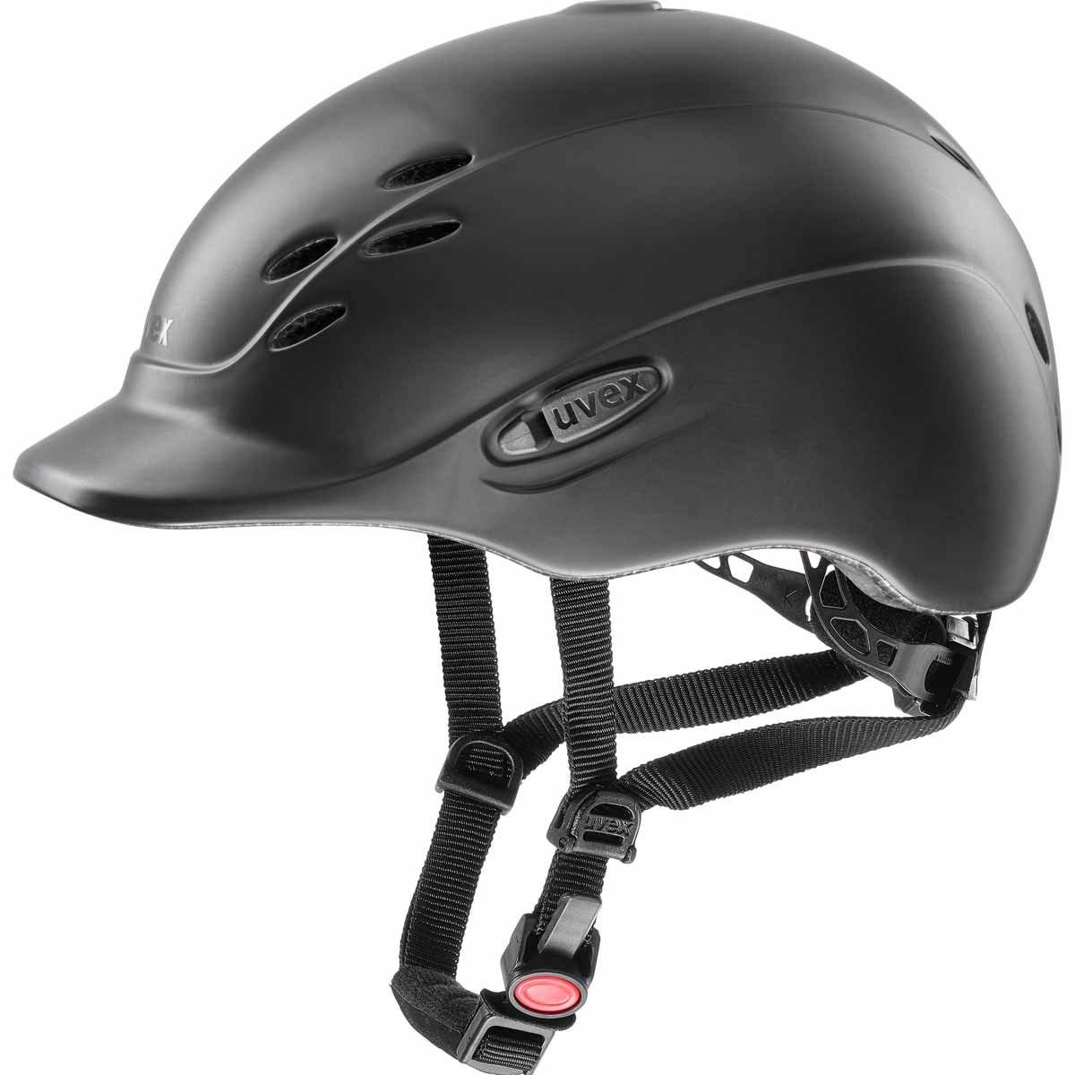 uvex onyxx riding helmet black