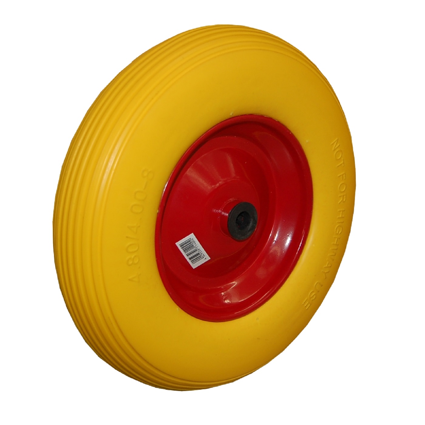 Wheelbarrow Wheel Puncture Proof, Yellow