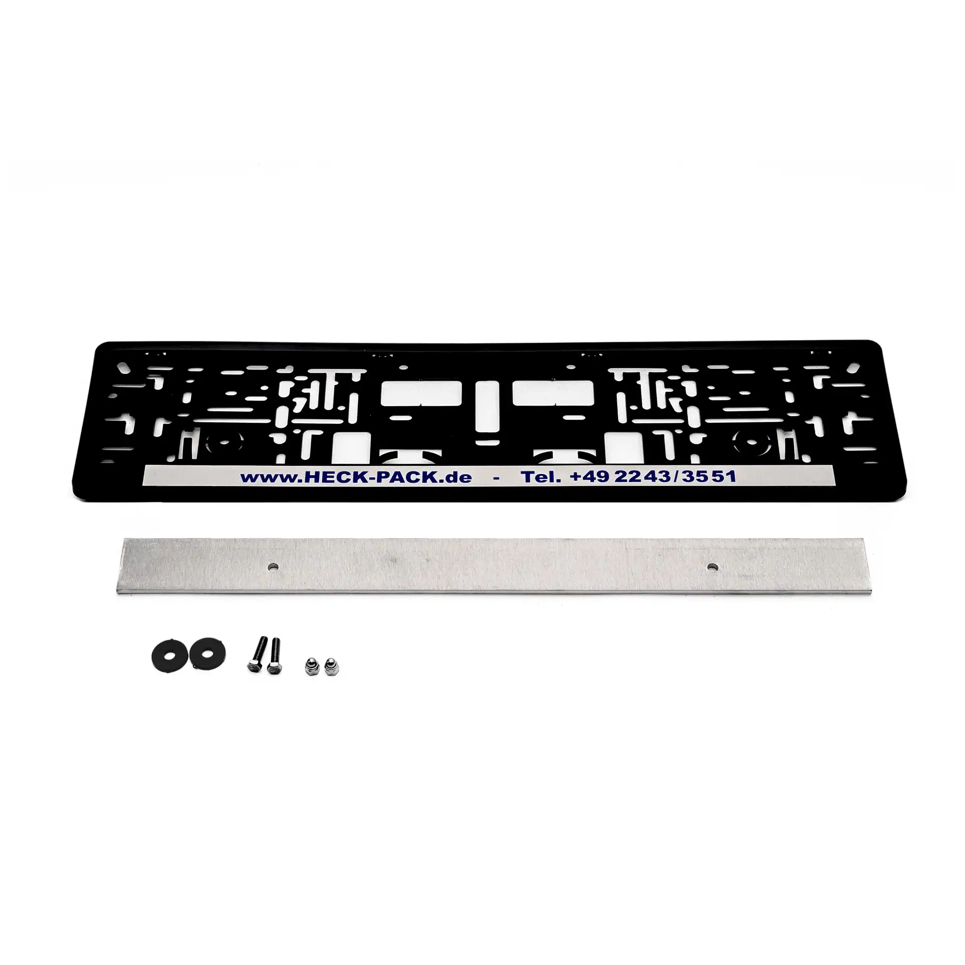 Heck-Pack License plate holder