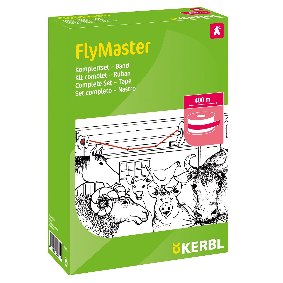 Fly catcher FlyMaster tape 400 m complete kit Fly catcher FlyMaster tape 400 m complete kit
