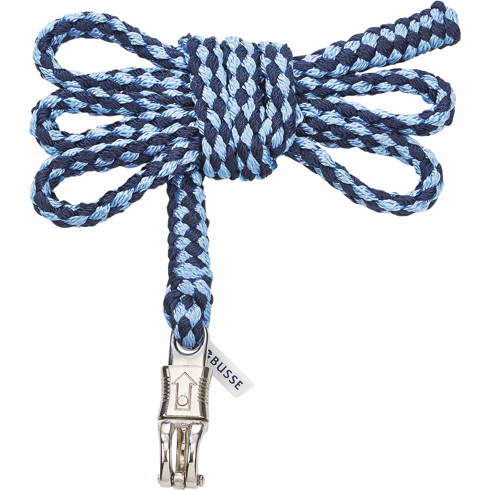BUSSE Leading Rope SPIRIT Quick-Release Snap marine/sky