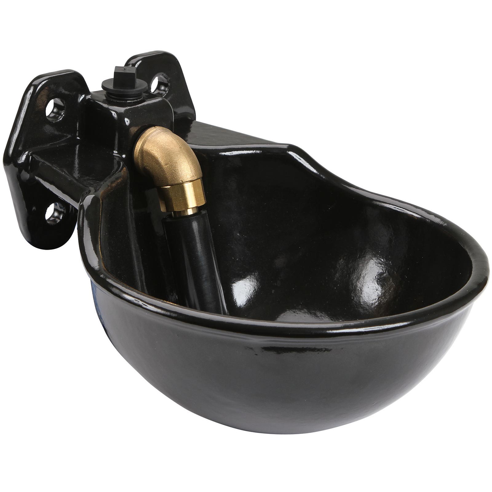 Water bowl G51 with tube valve enameled