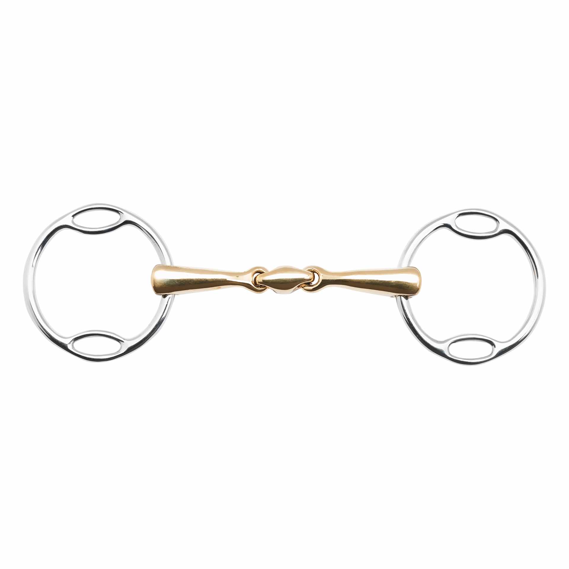 BUSSE Soft-Ring Snaffle Bit KAUGAN®-SHAPED, 14 mm, Frech-Link 11.5 cm/60 mm 