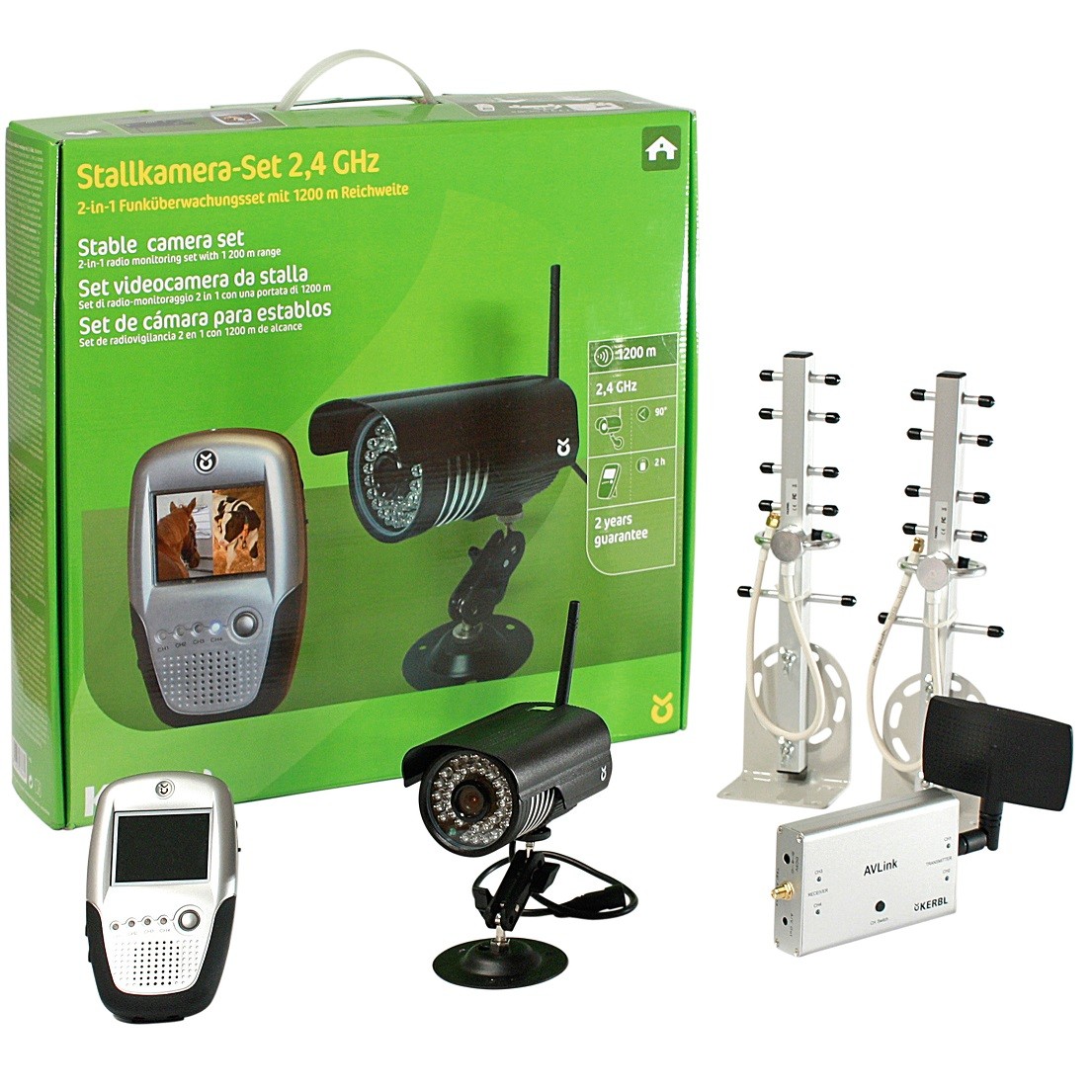 Stable and trailer camera set 2,4 GHz 1200m