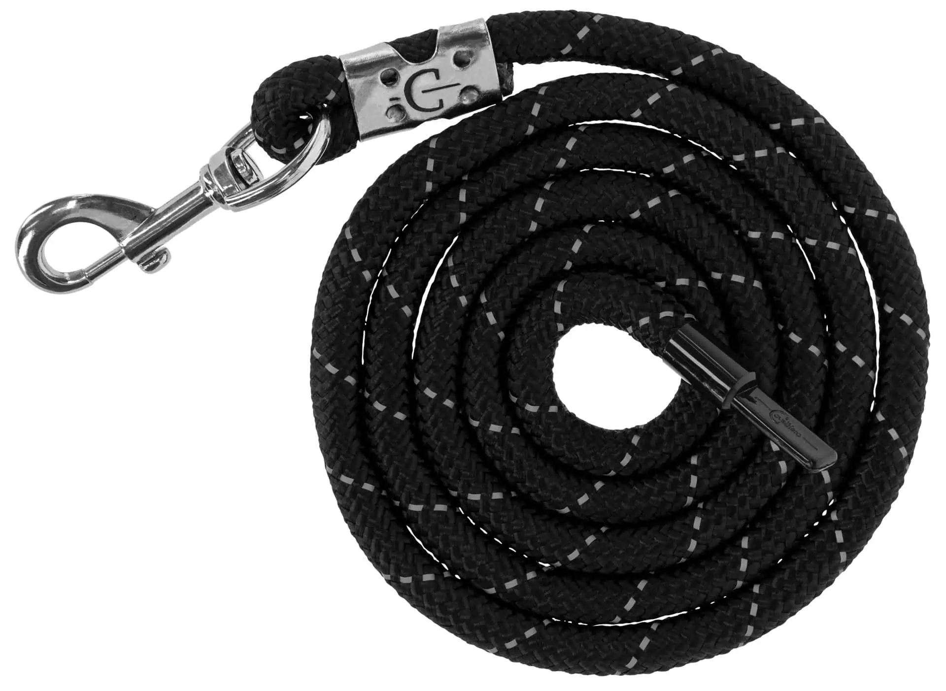 Lead Rope Reflective black/silver