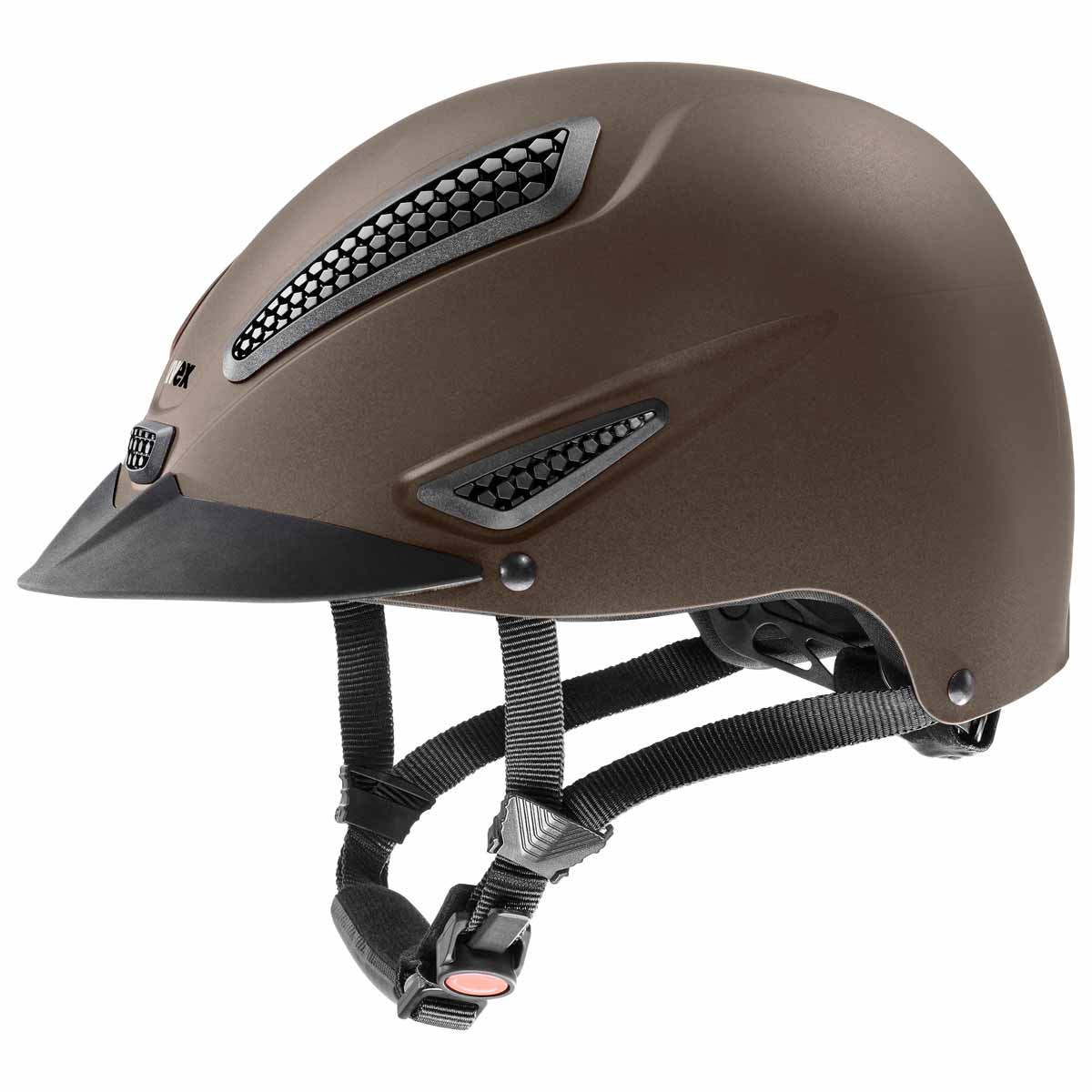 uvex perfession II riding helmet brown L/XL