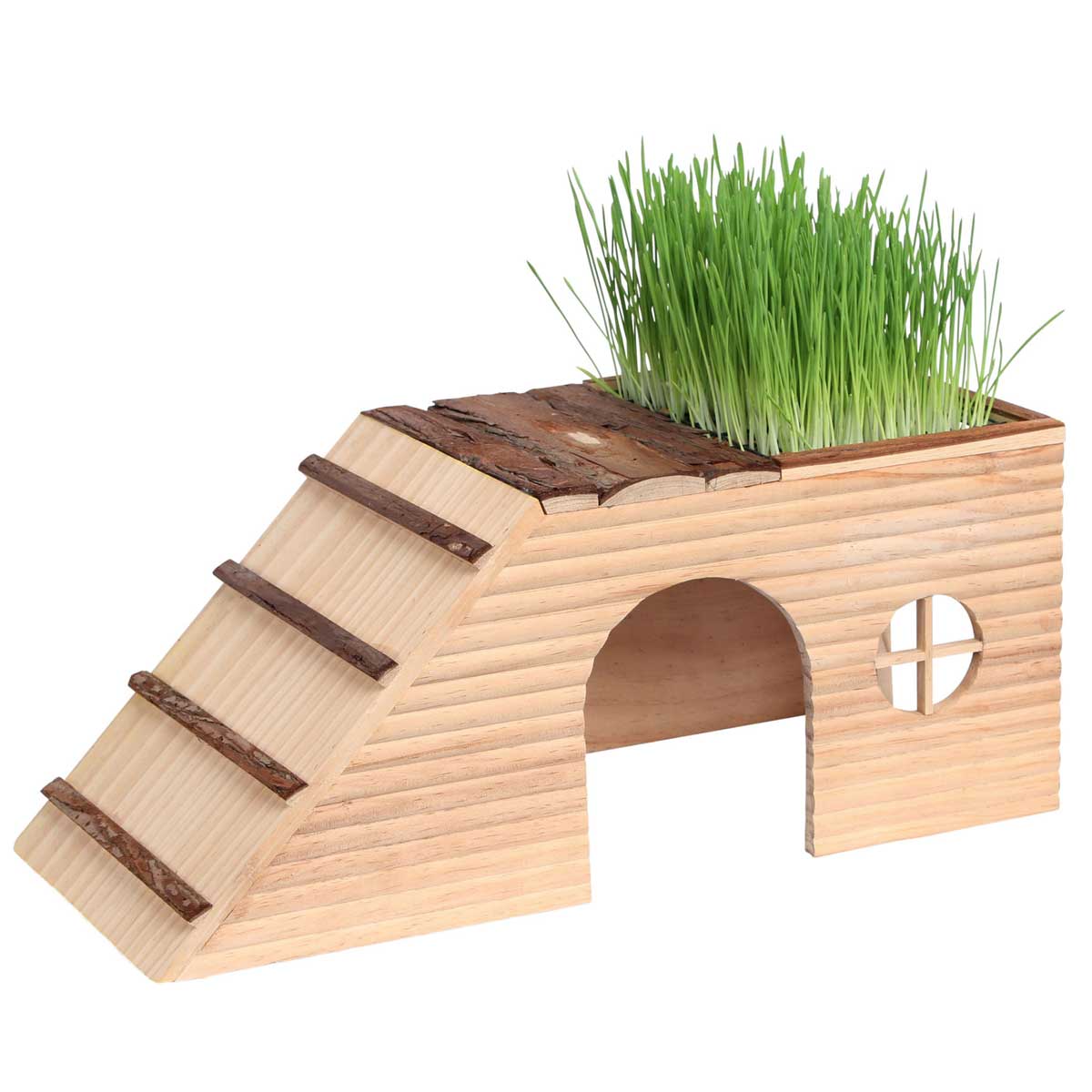 Rodent cabin with ramp Nature 22 x 48 cm