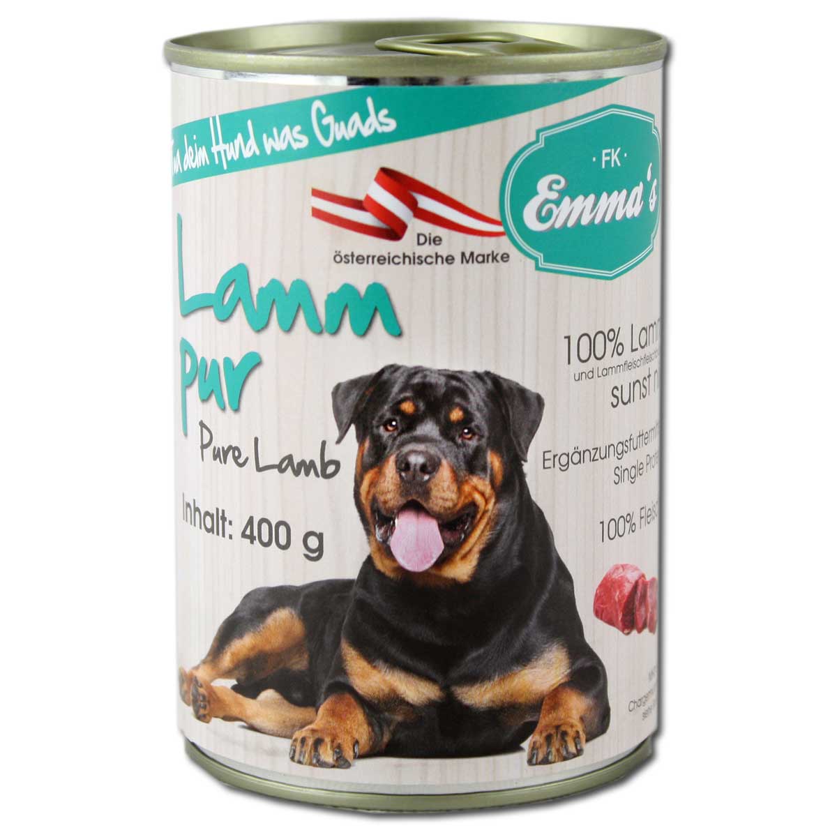 Emmas Dog food Lamb pure