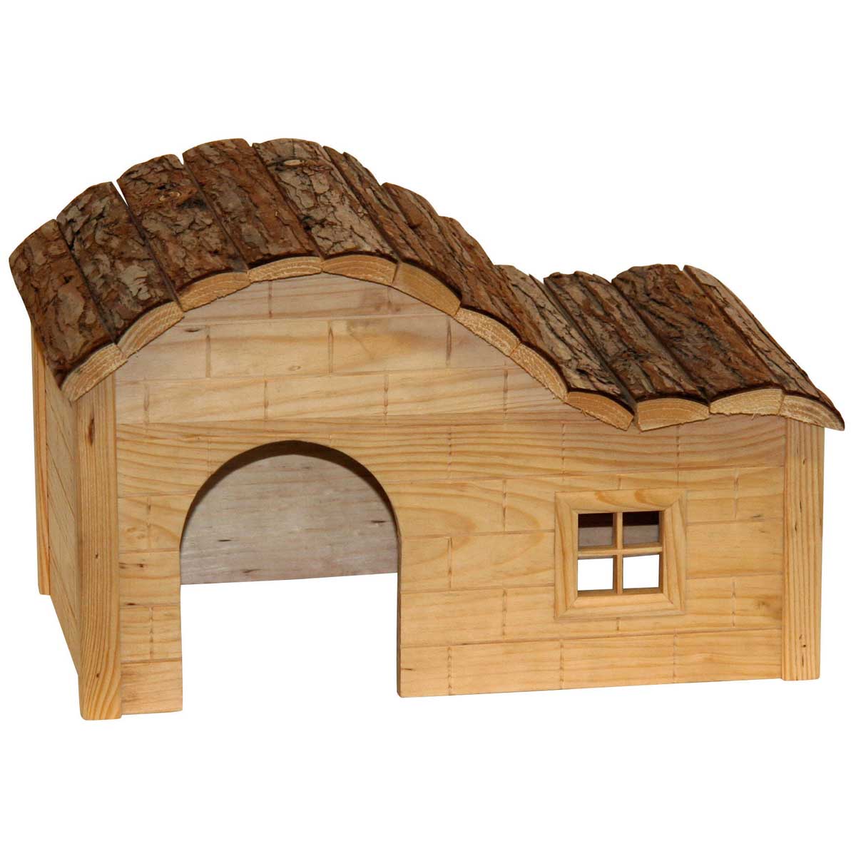 NATURE PLUS House with gently curved roof 30 x 20 x 20 cm