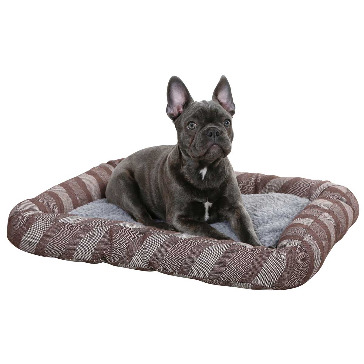 Pet bed Pablo, Self-Warming grey 100x65cm