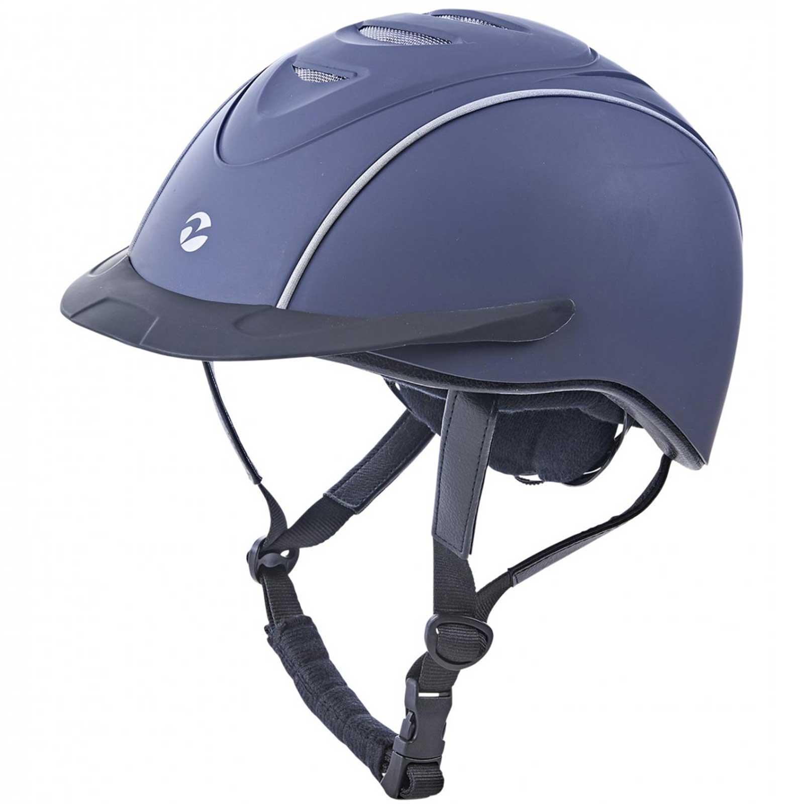 BUSSE Riding Helmet TOULOUSE navy (silver) S