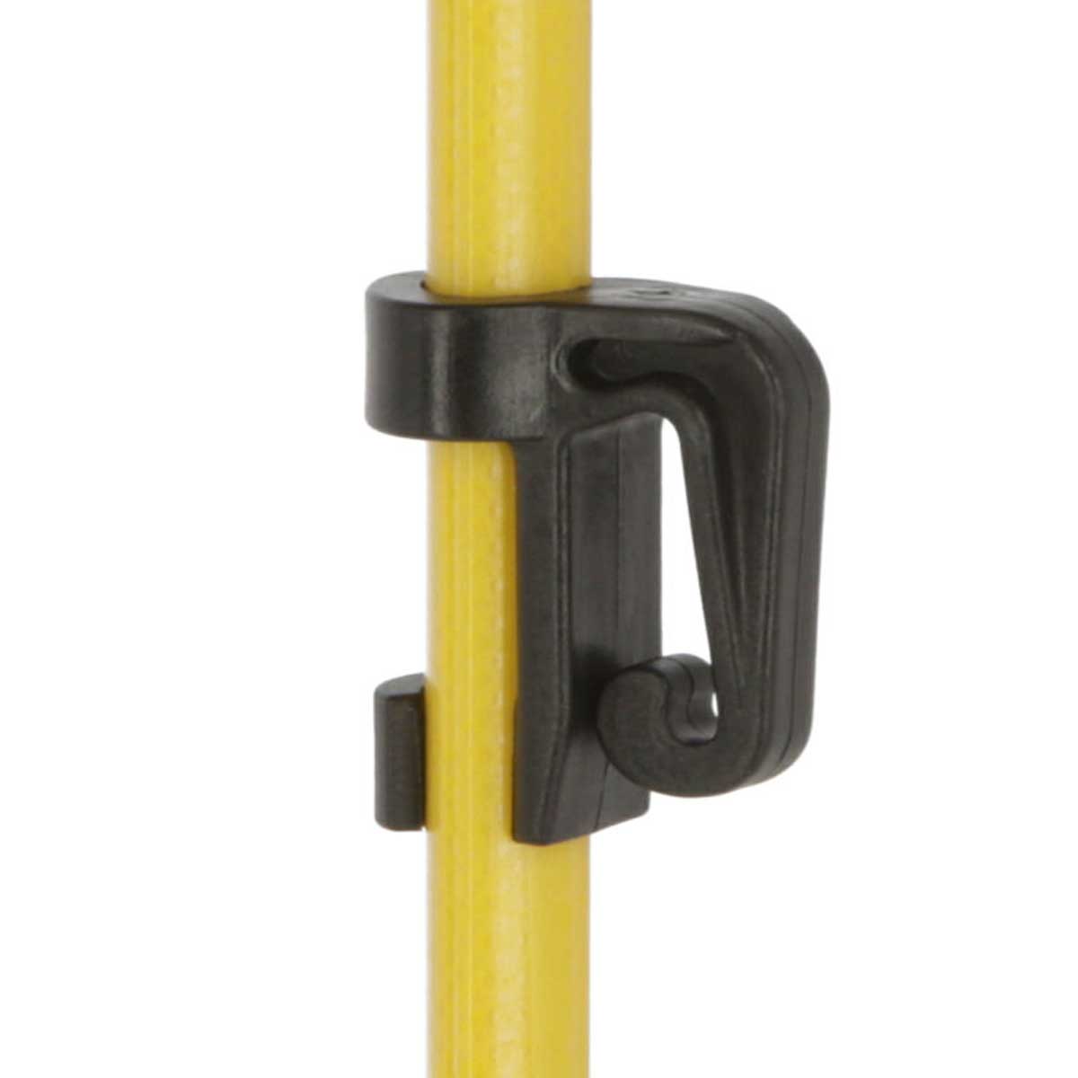 10x Ako oval fiberglass post yellow with metal tip 110 cm