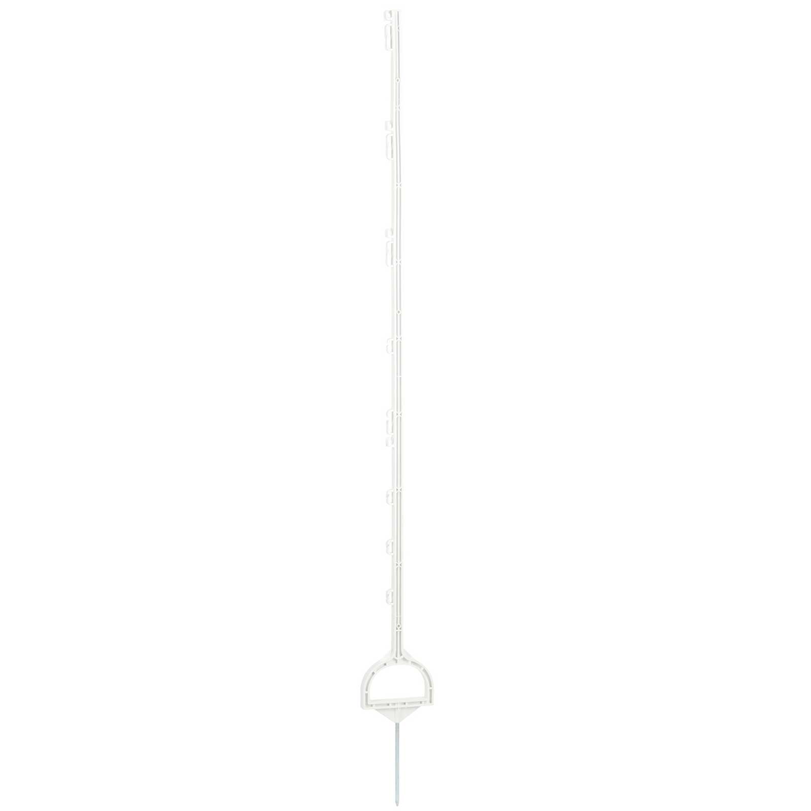 Stirrup Plastic Post 158 cm, white (5pcs.)