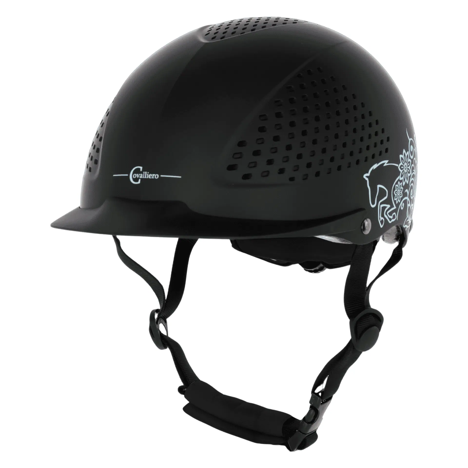 Covalliero Kids riding helmet Beauty 2.0, black, S/M
