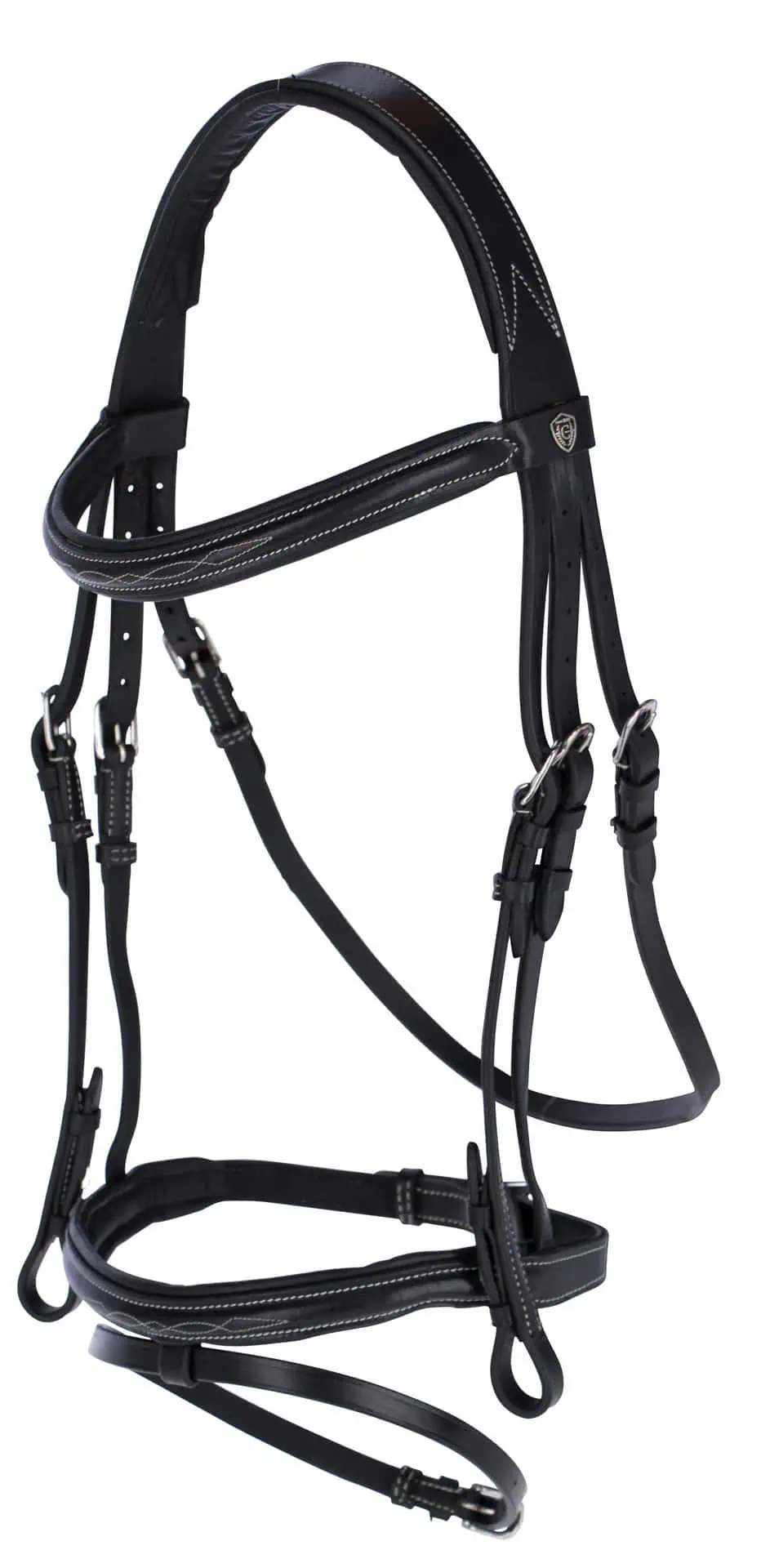 Snaffle Bridle Classic Leather black