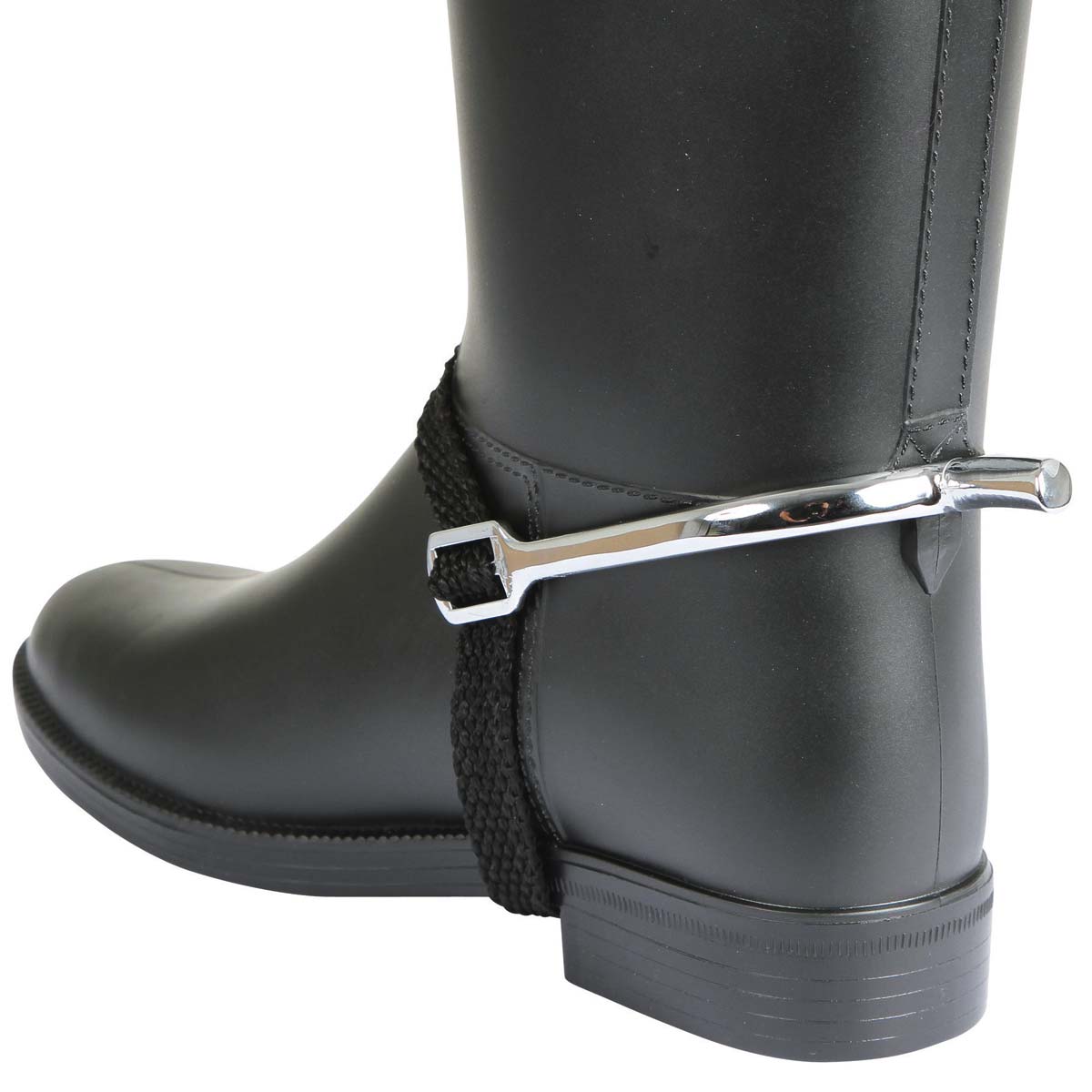 Covalliero spurs straight with straps for women 15 mm