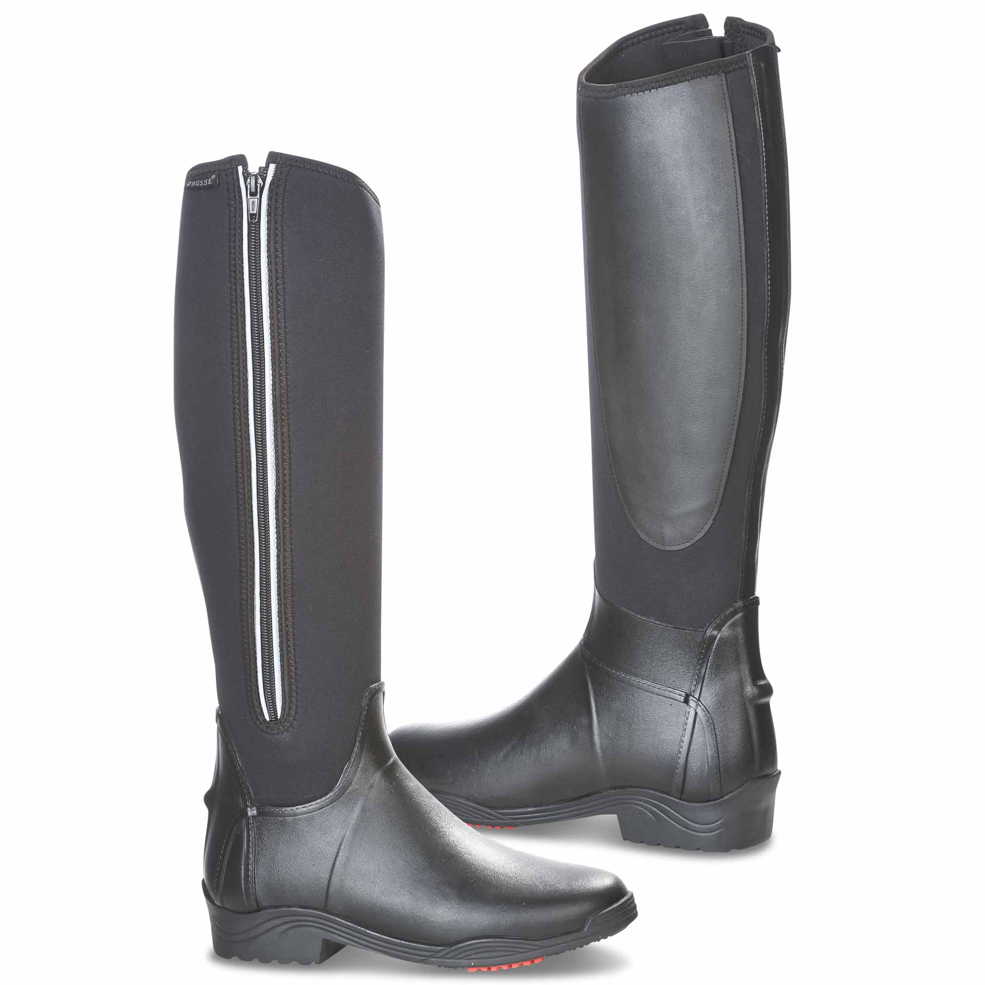 BUSSE Riding Mud Boots CALGARY, black 42 knot