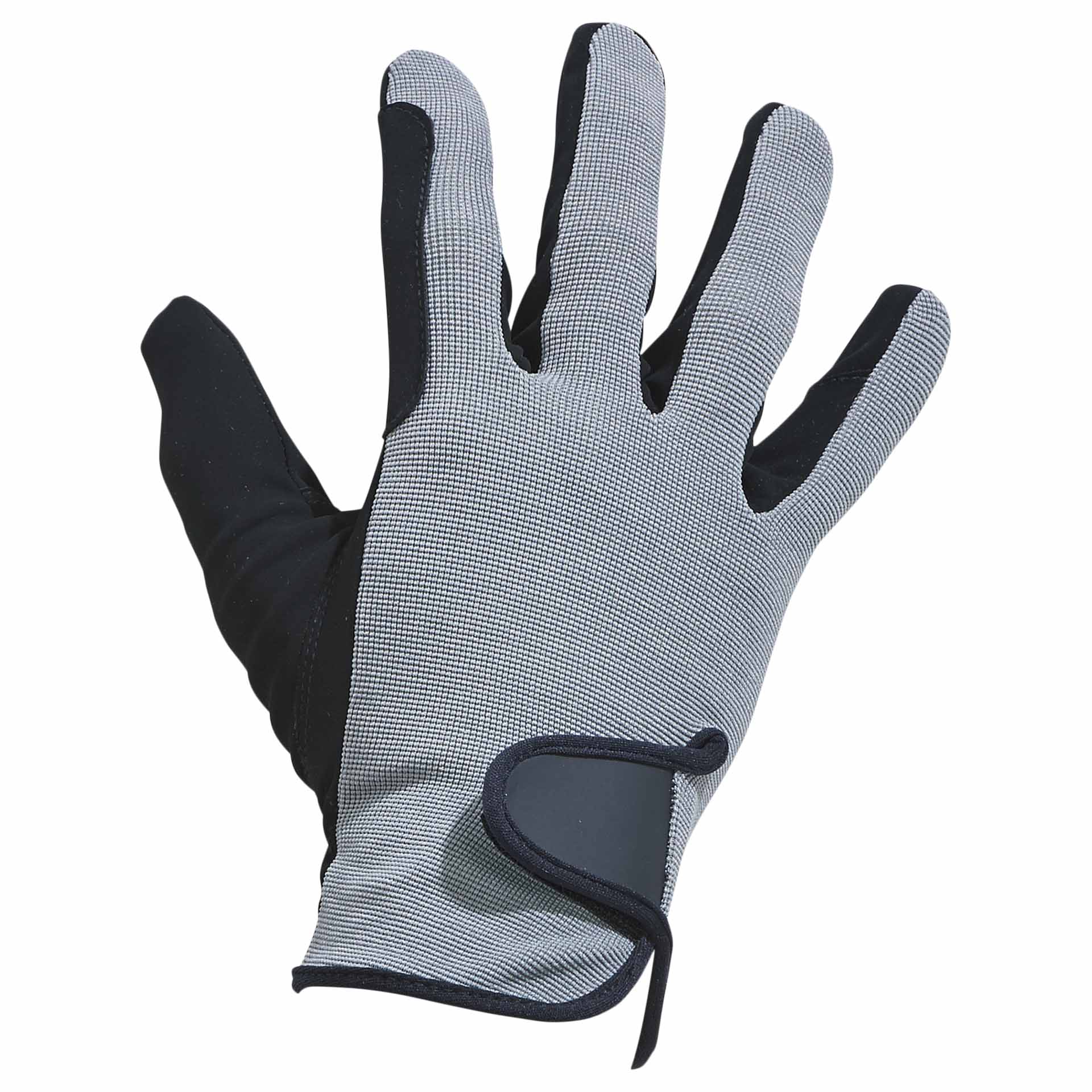 BUSSE Riding Gloves BASIC C_S grey black