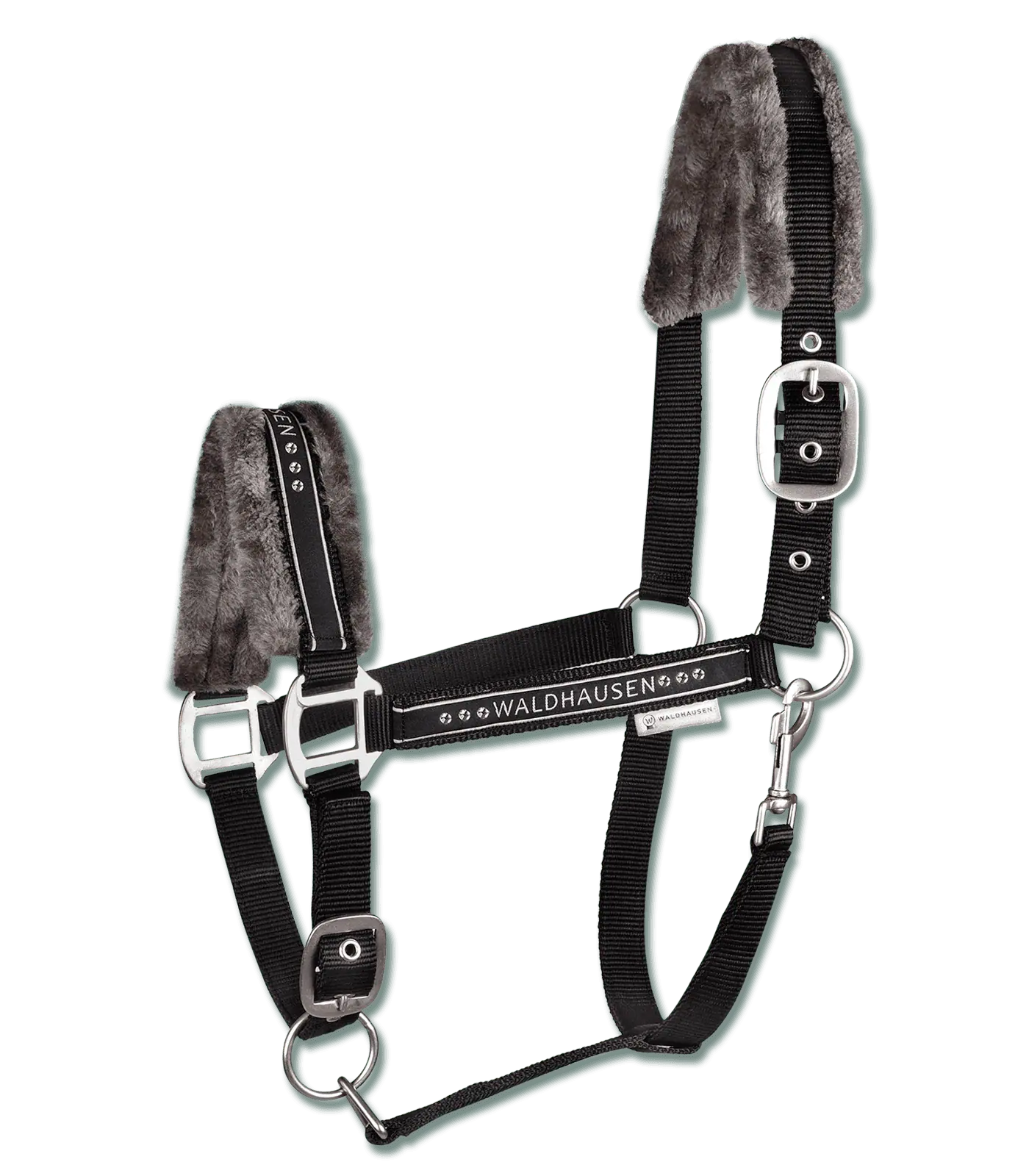 Elegant halter black Pony