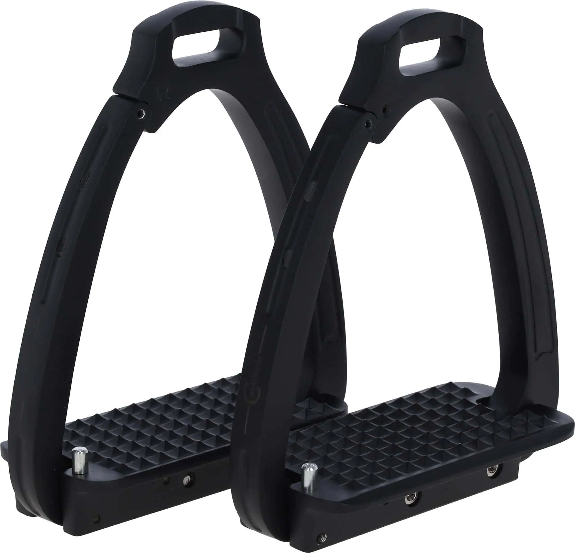 Covalliero Stirrups Secure, black, 12 cm