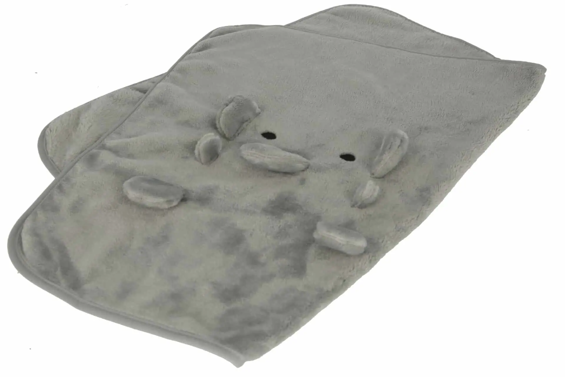 Puppy Blanket Elephant, grey, 72 x 51 cm