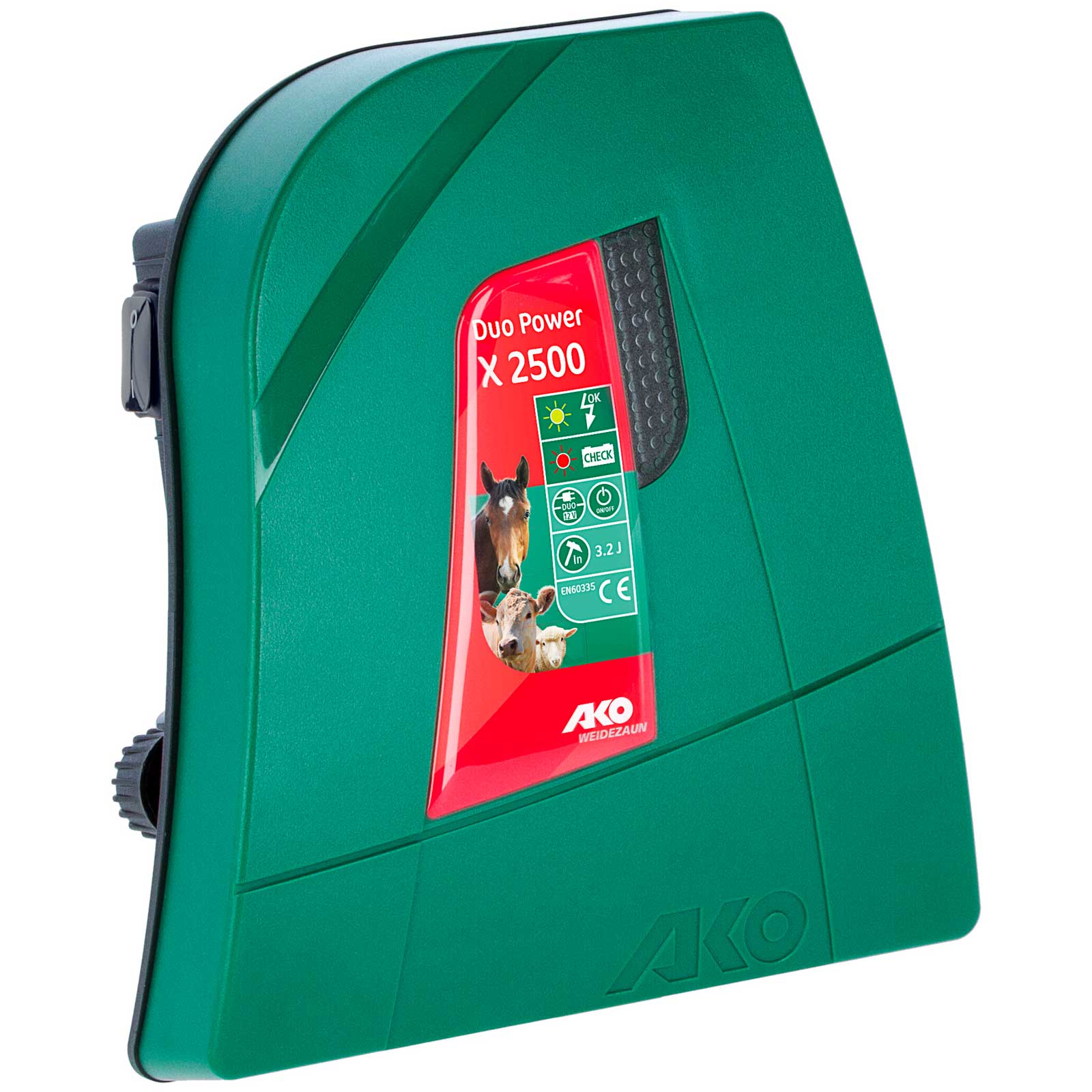 AKO Duo Power X 2500 electric fence energiser 12V / 230V, 3,2 joules