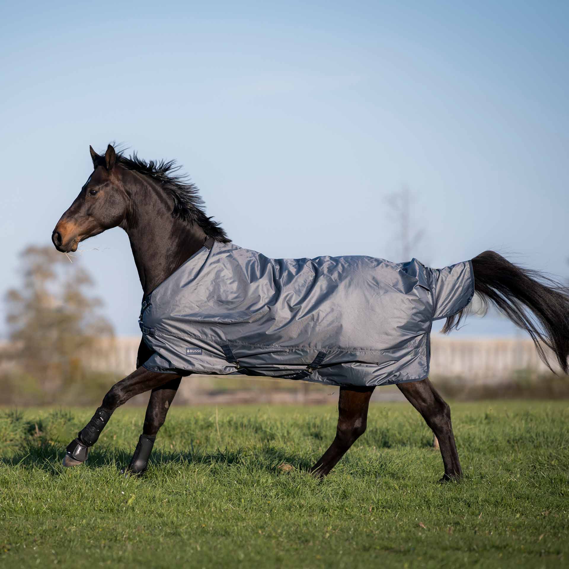 BUSSE Turnout Rug WINDCHILL 50 115 gray/navy