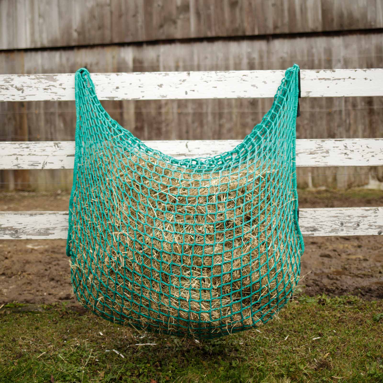 Hay net FlexiStrong horse, green 150 x 100 cm