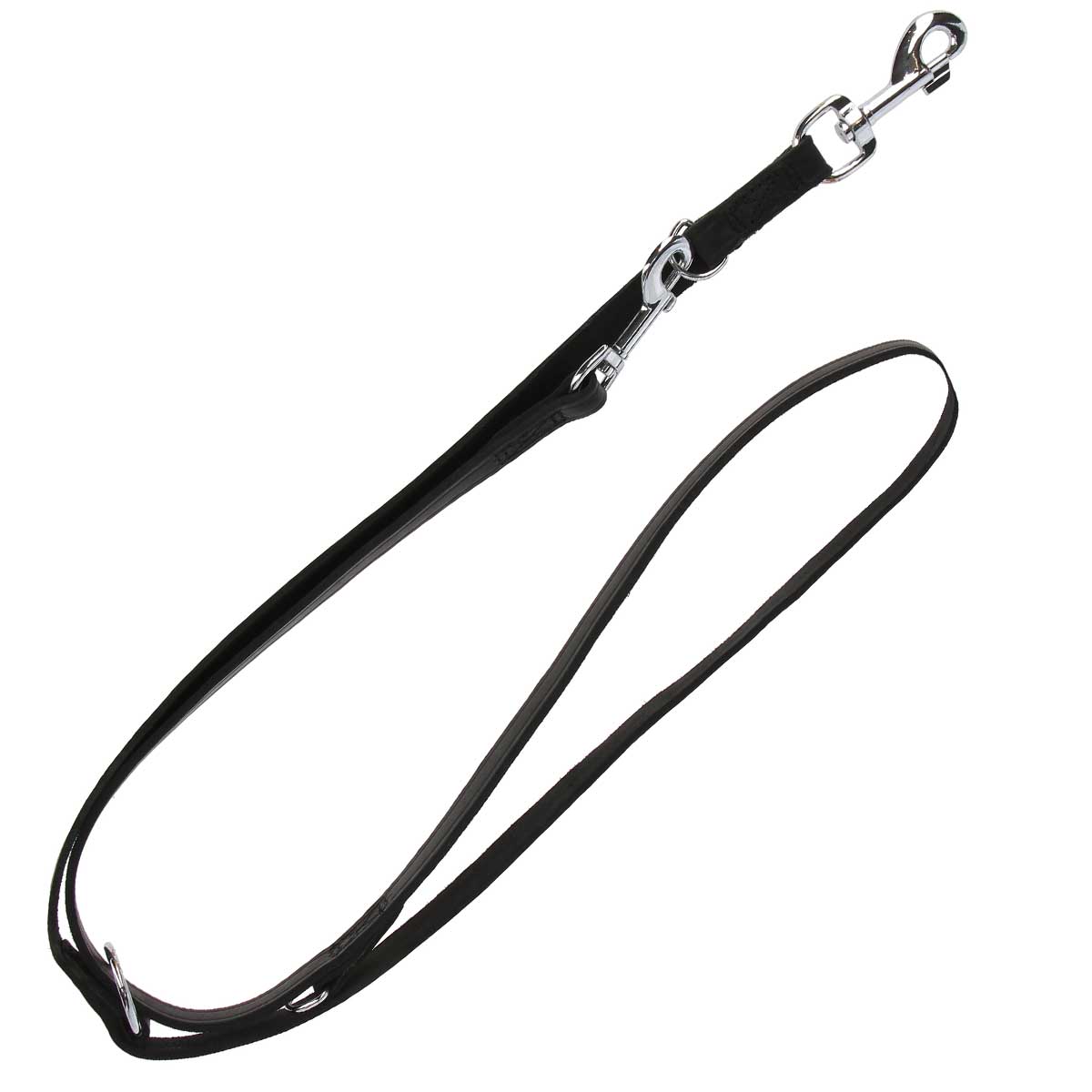 rondo training leash riveted brown, 22 mm, 240 cm black 200 cm