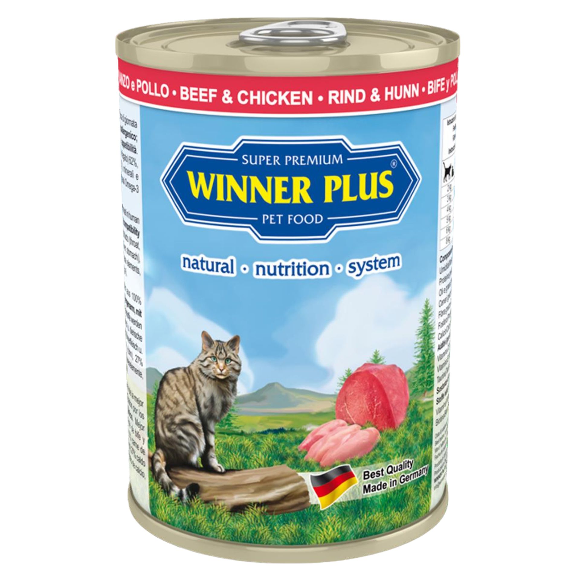 Winner Plus Super Premium Menu Cat Beef & Chicken 12 x 395 g