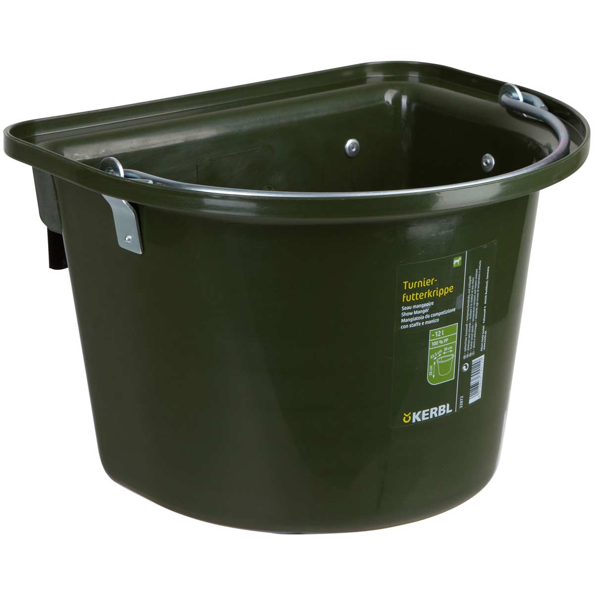 Show Manger with Hoock-in Bail 12 l dark green