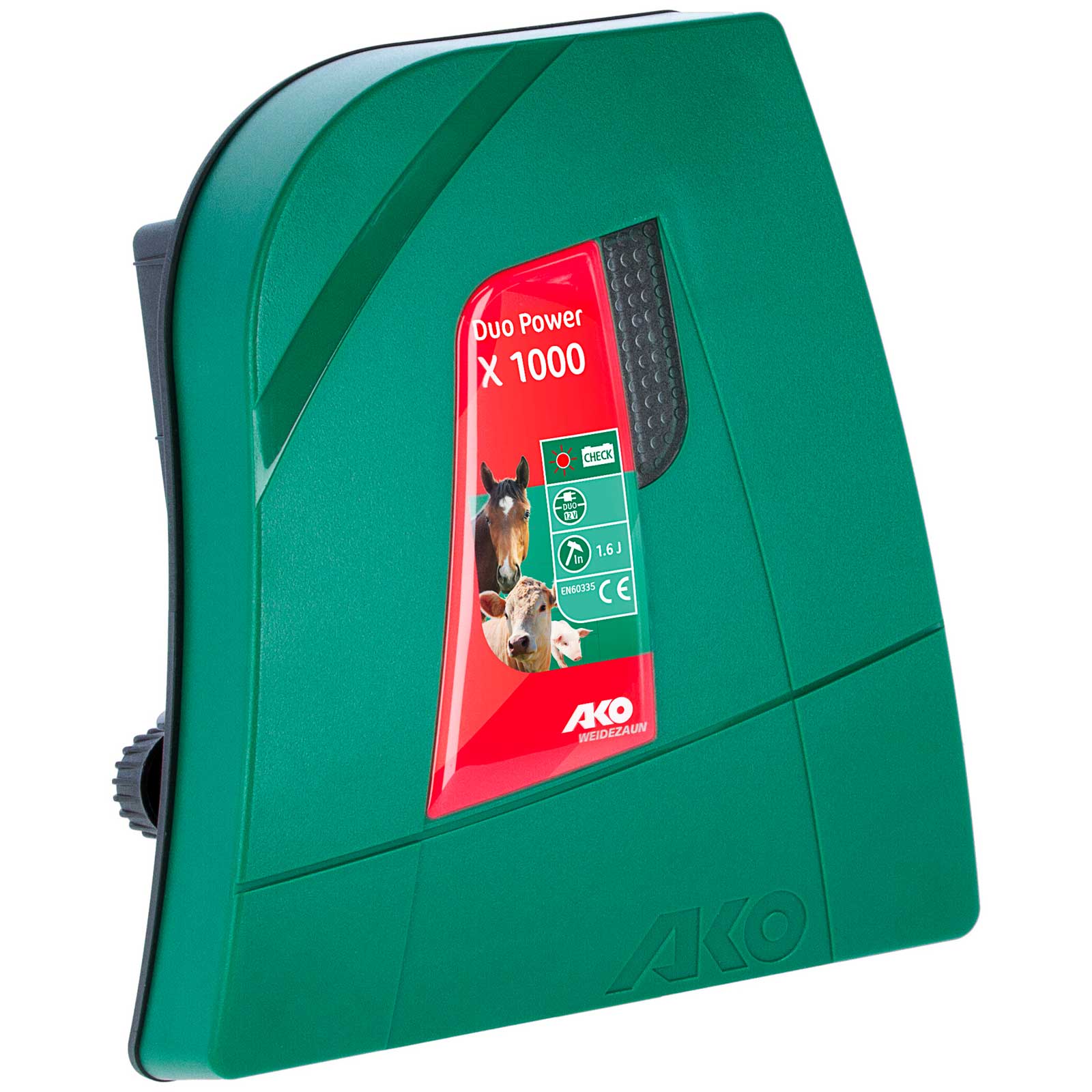 AKO Duo Power X 1000 electric fence energiser 12V / 230V, 1,6 joules
