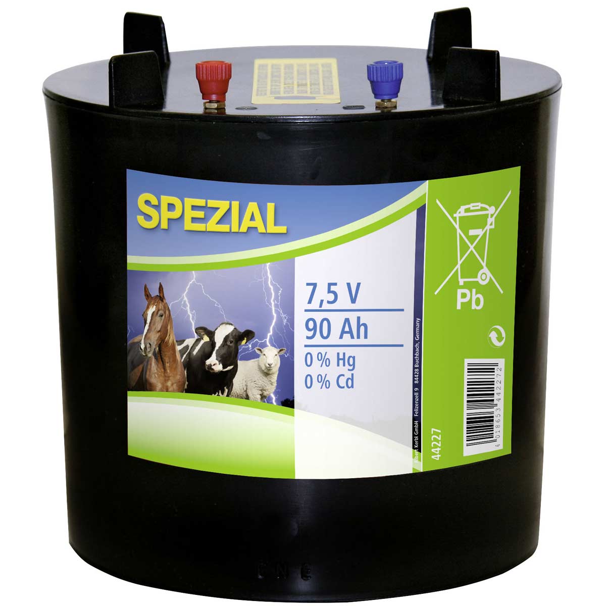 Pile sèche zinc ronde 7,5V 90Ah - MASSON SARL