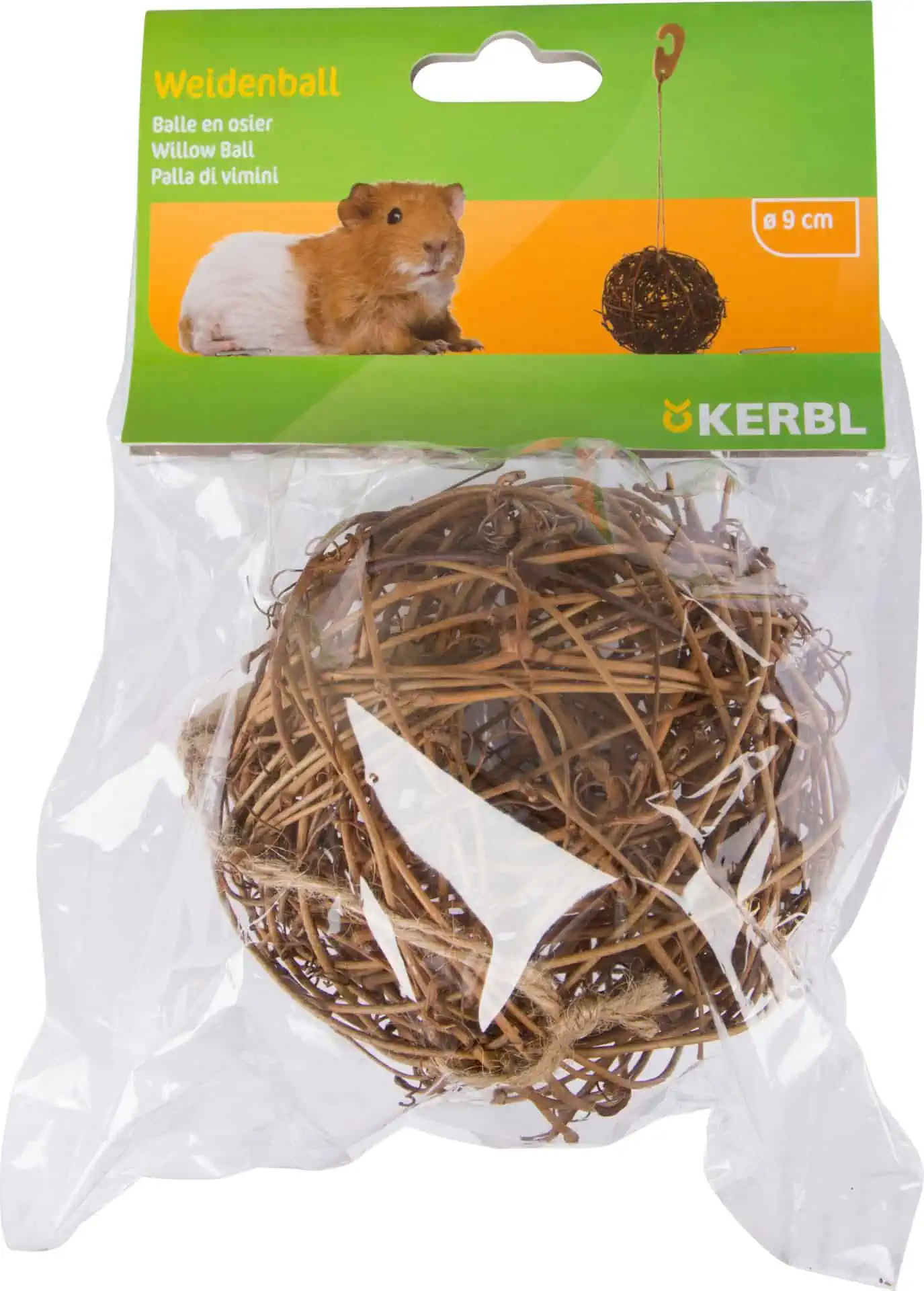 Willow ball ø 9cm for rodents