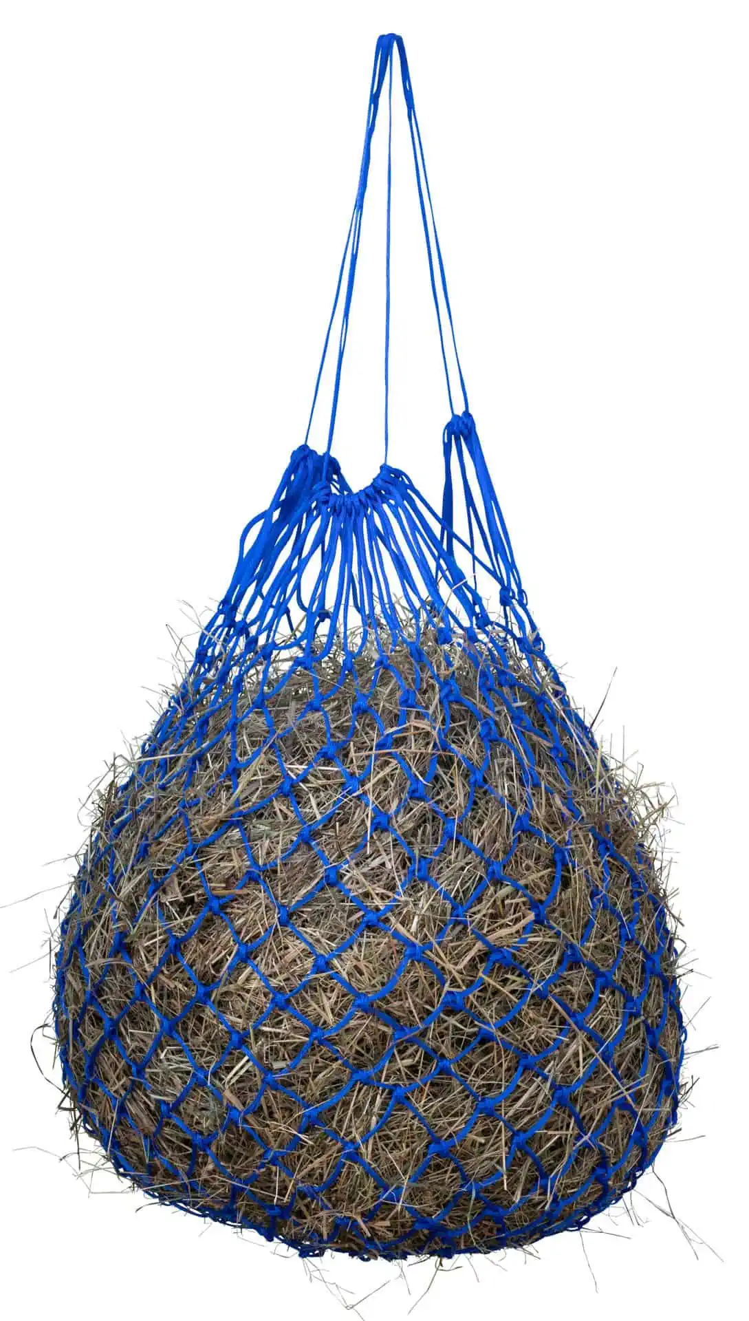 Hay Net Nova, no rings, blue, mesh width 5 cm
