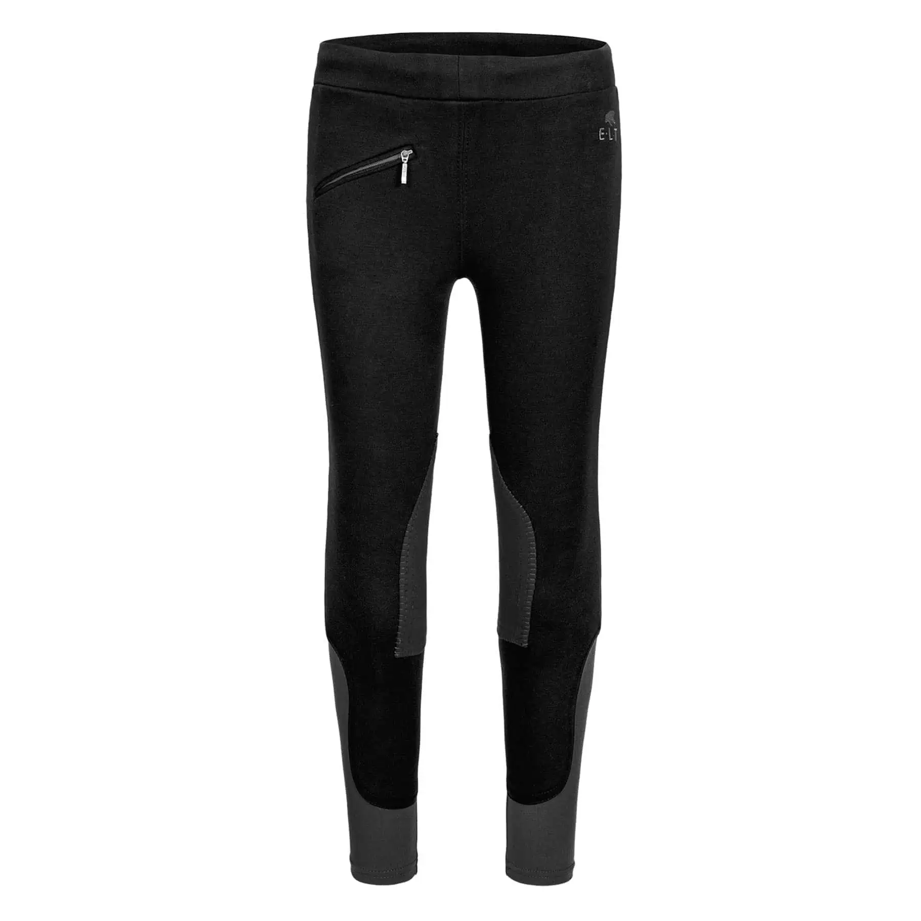 Emmi Riding Leggings, kids black/gray 104