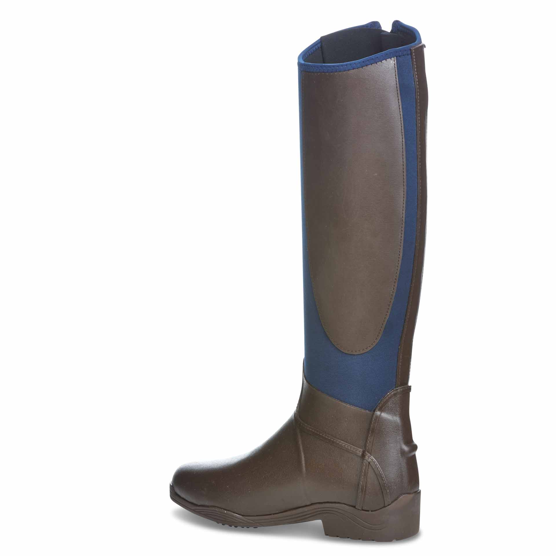 BUSSE Riding Mud Boots CALGARY, brown/navy 36 nn