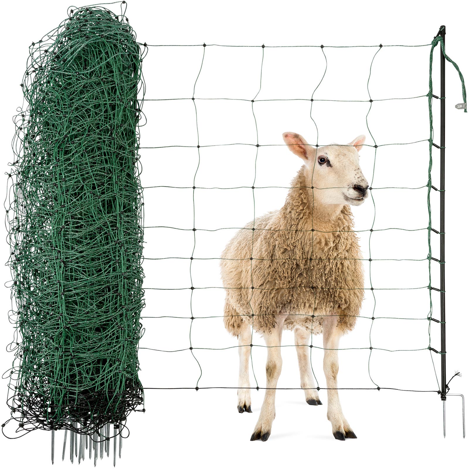 Agrarzone Sheep Net Classic electrificable, double tip, green