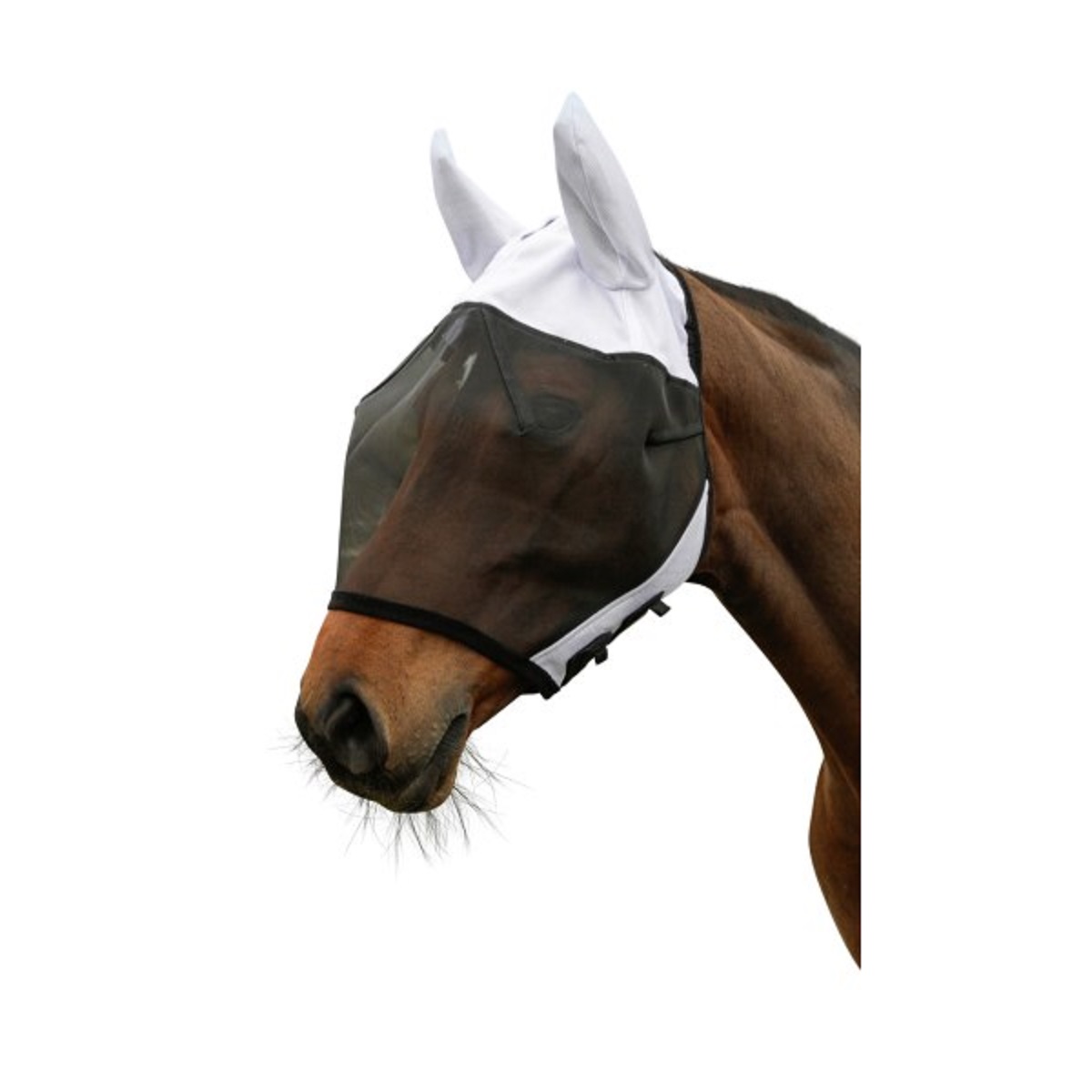 Covalliero Flymask SuperFly black / white Pony