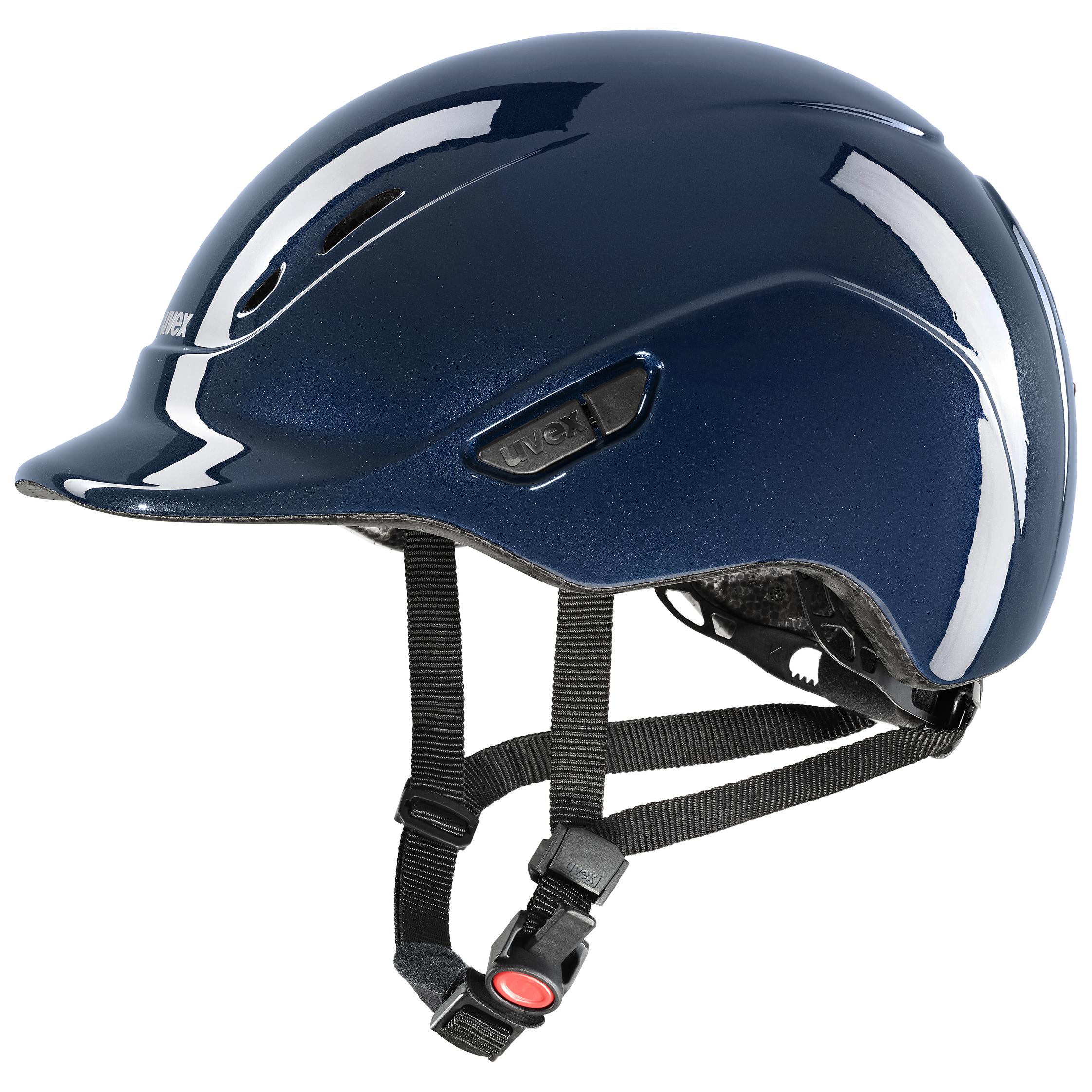 uvex riding helmet kidoxx navy shiny