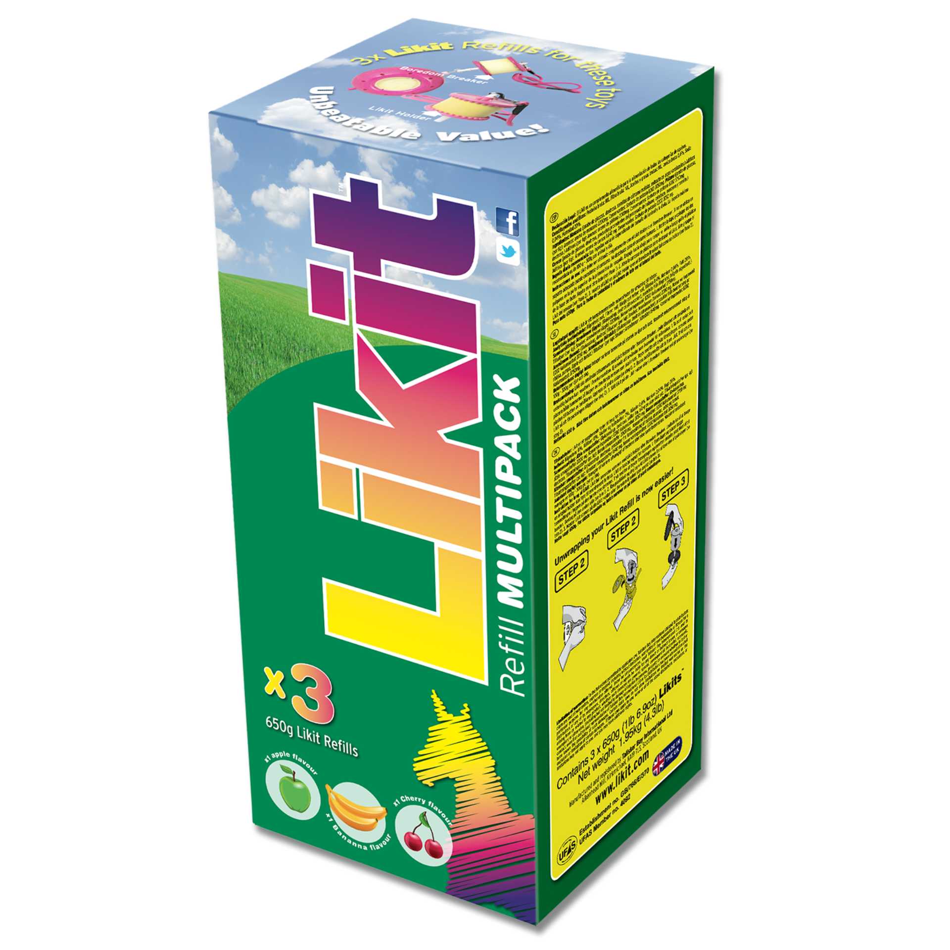 Likit Multipack, 3 x 650 g 