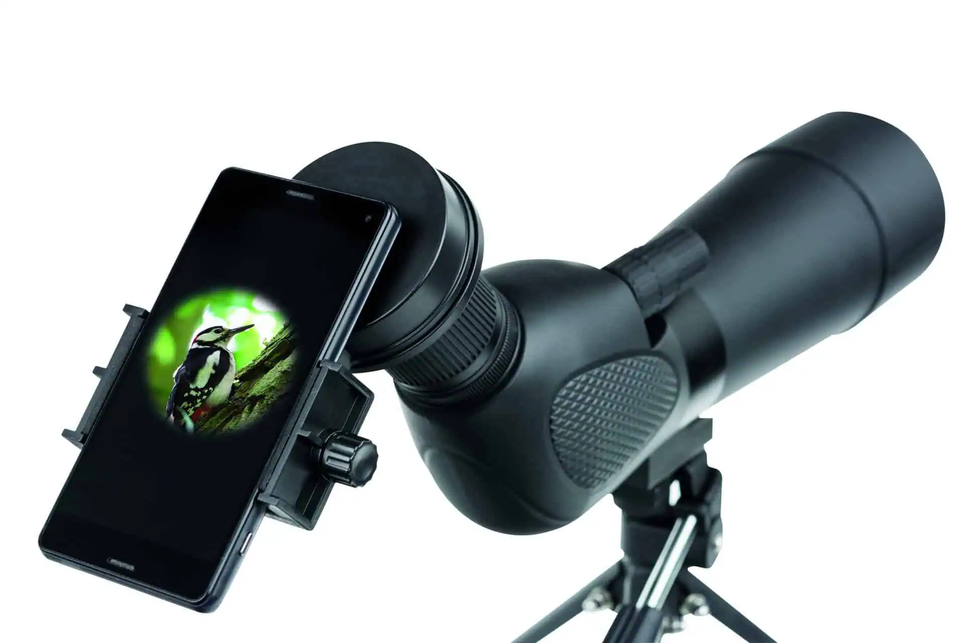 Universal smartphone photo adapter SA-1 for spotting scopes