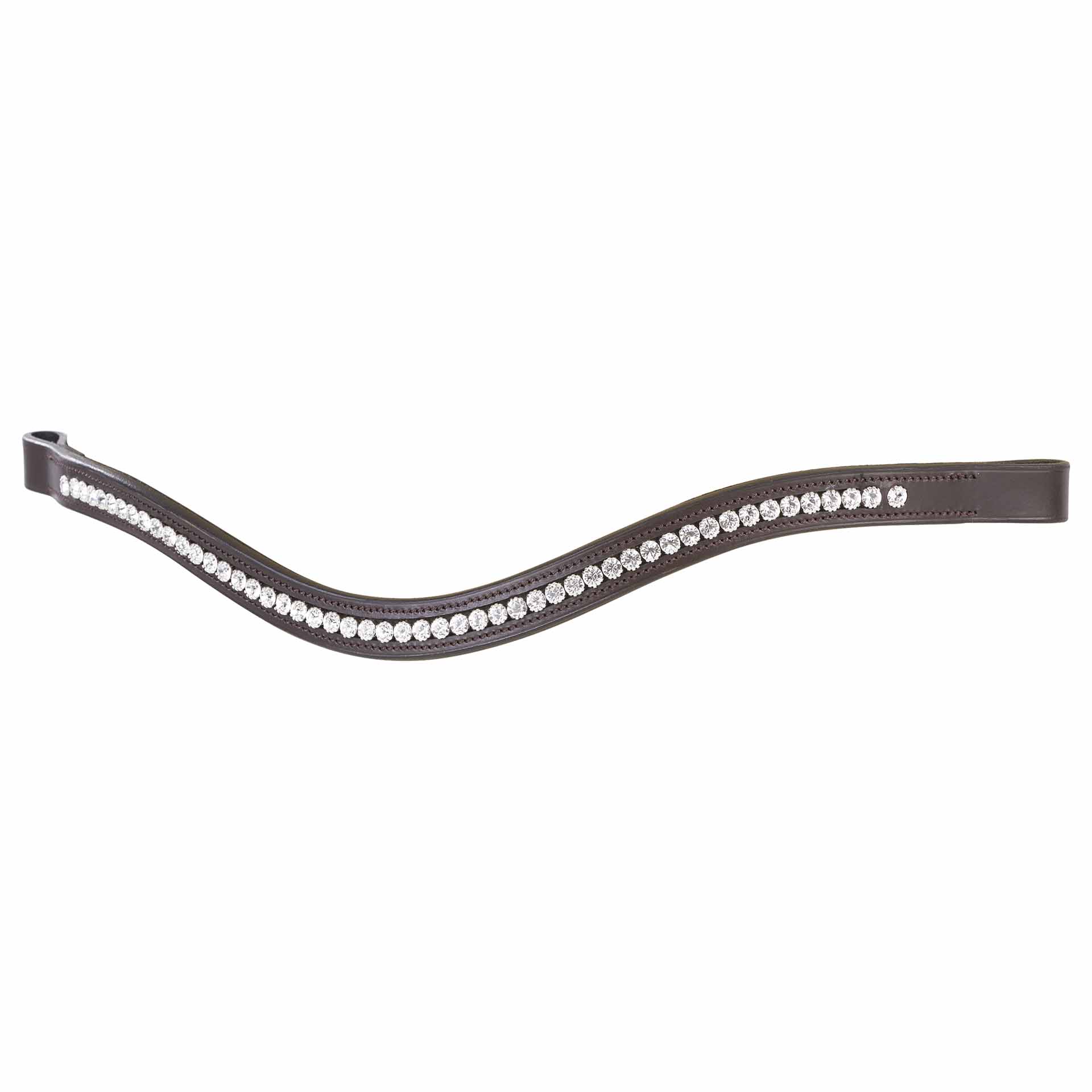 BUSSE Browband CLASSIC Pony brown/crystal