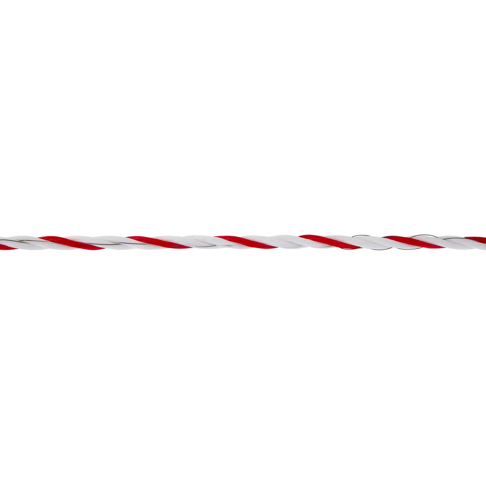 Ako Pasture Fence Rope TopLine Plus 200m, Ø 6mm, 6x0.30 TriCOND, white-red