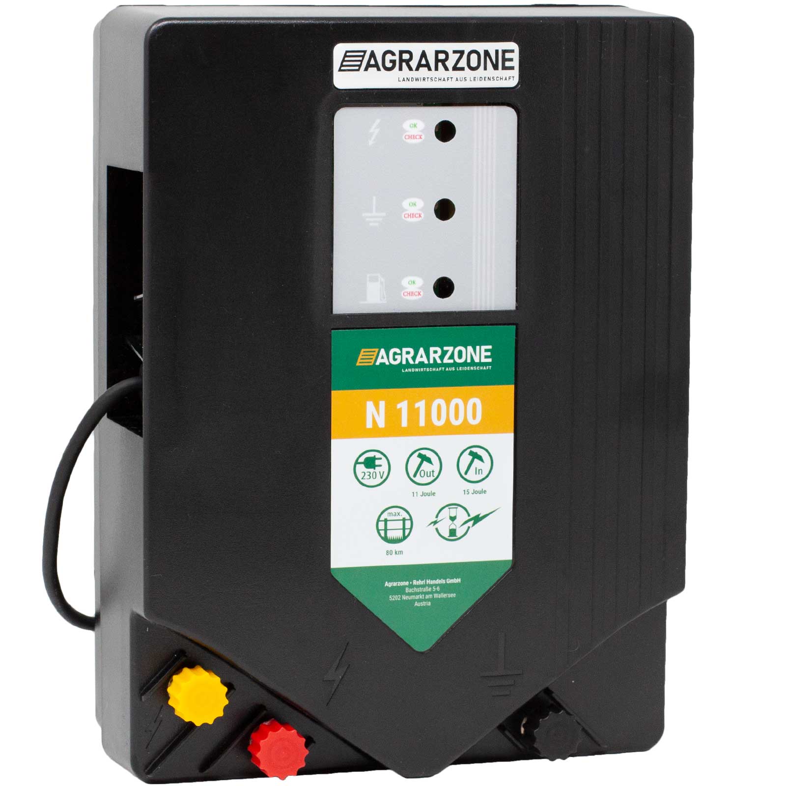 Agrarzone N 11000 electric fence energiser 230V, 15 joules