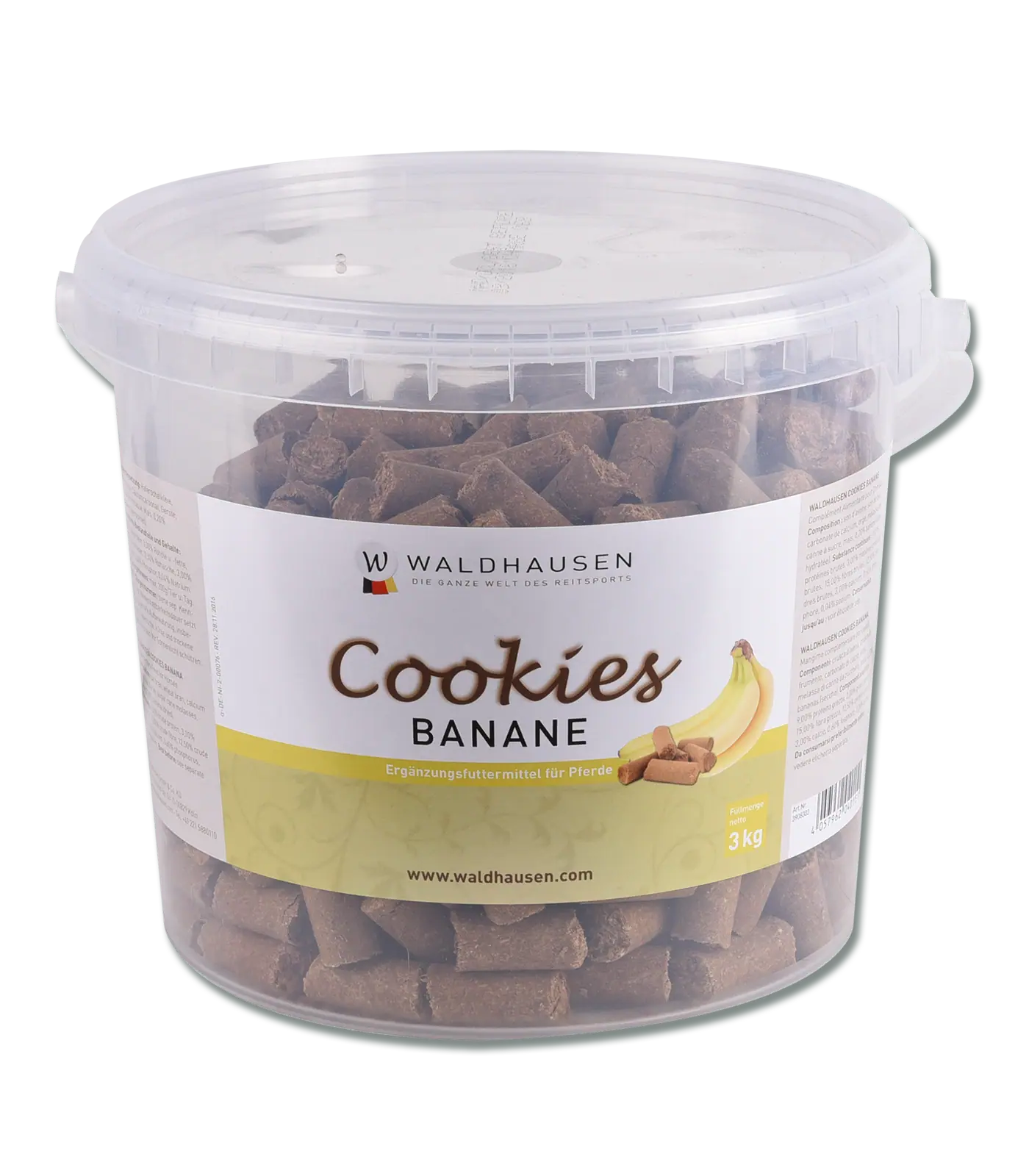 Waldhausen Cookies Banana, 3 kg bucket 