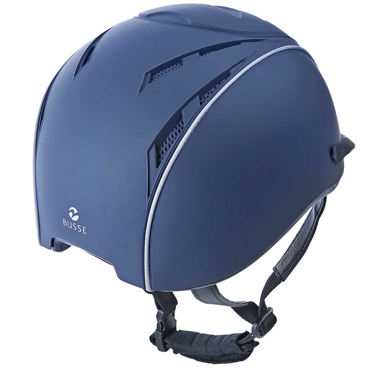 BUSSE Riding Helmet TOULOUSE navy (silver) S