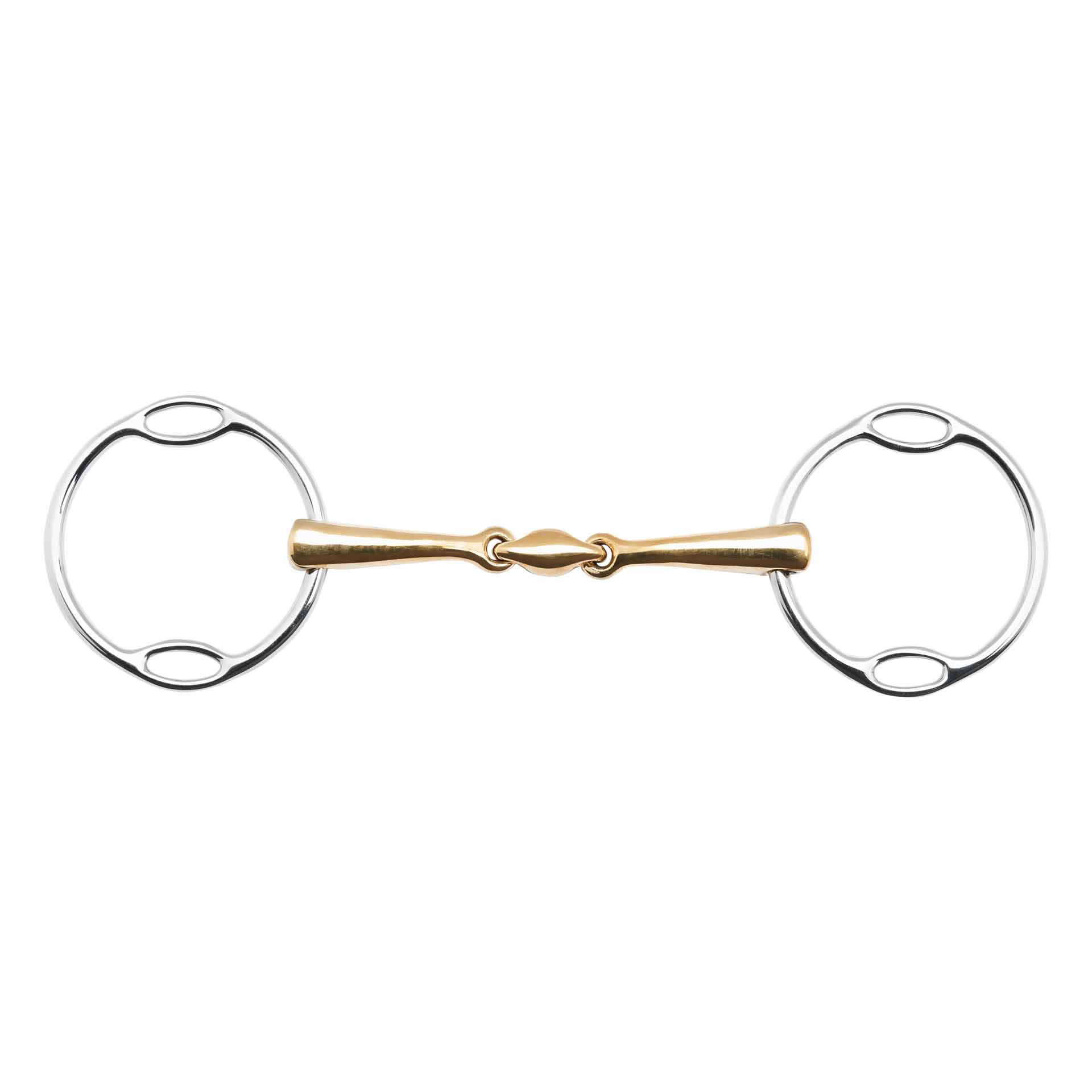 BUSSE Soft-Ring-Snaffle Bit KAUGAN®-SHAPED, 16 mm, French-Link 12.5 cm/70 mm 