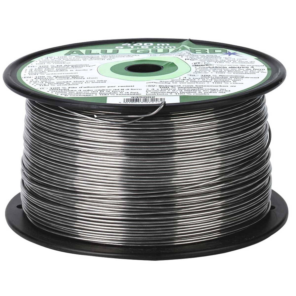 Fencing wire aluminium 400 m 1.6 mm